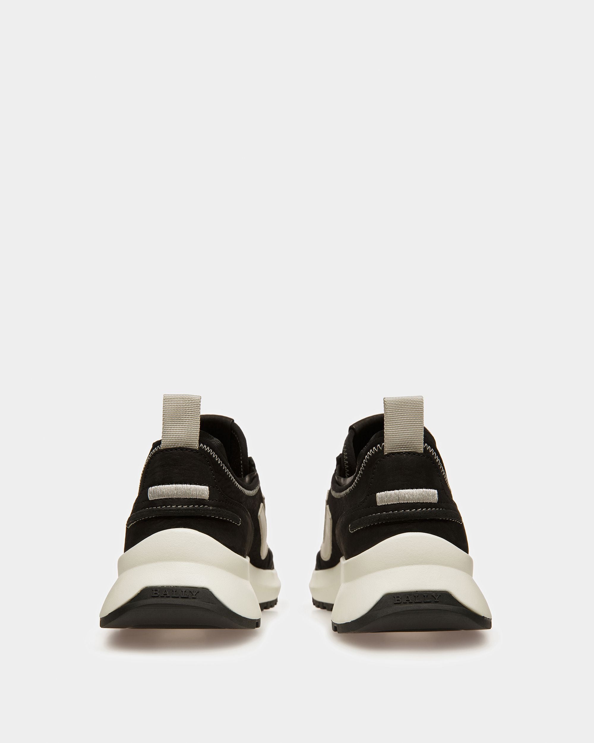 Darys Sneaker In Pelle Nera E Bianco Cipria - Uomo - Bally - 03