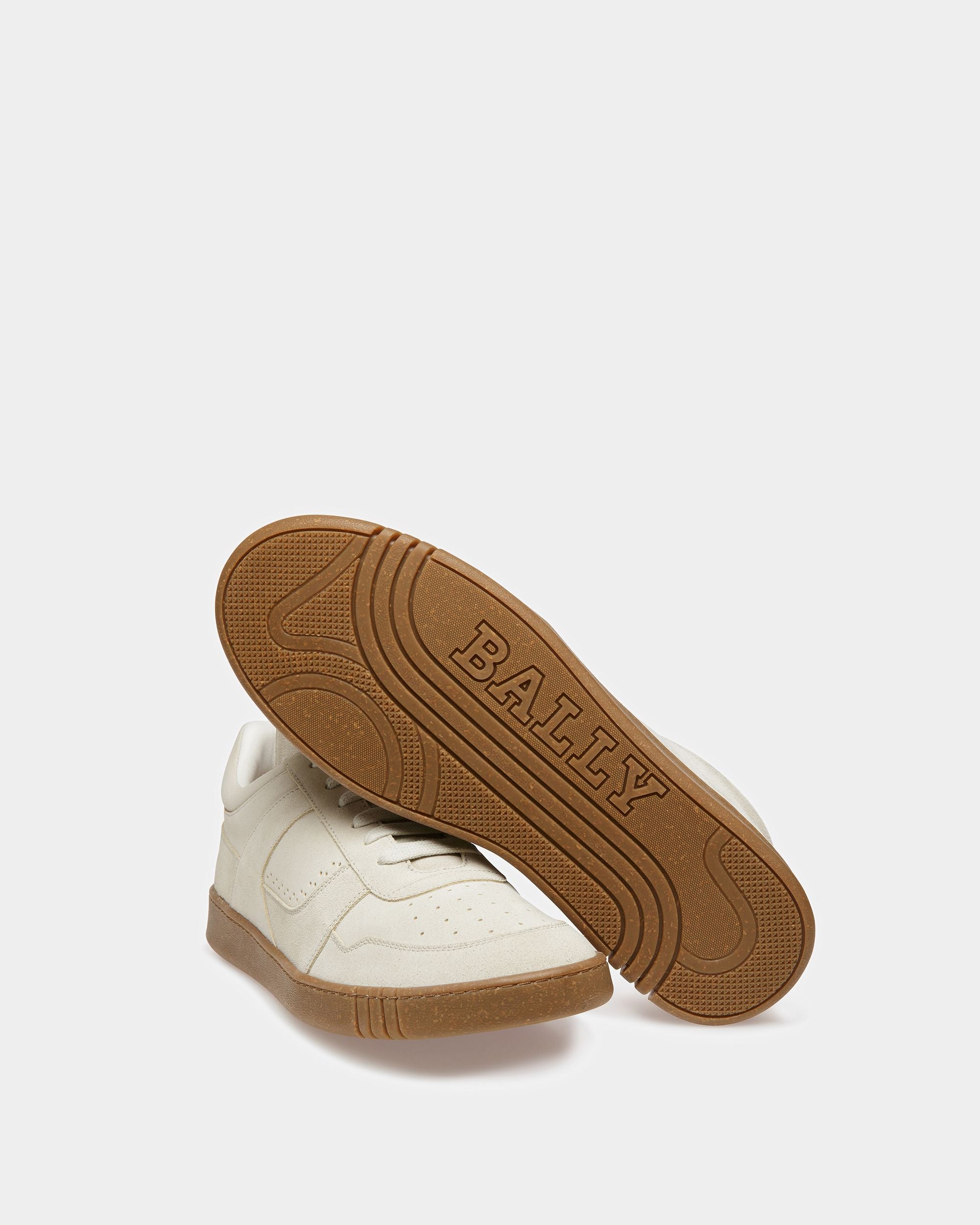 Weky Sneaker In Pelle Bianco Cipria - Uomo - Bally - 05