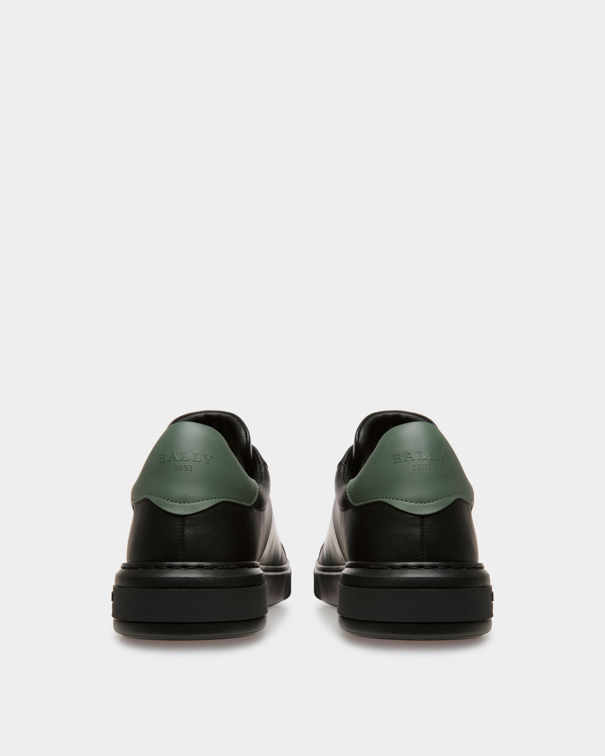 Mitty Sneaker In Pelle Nera E Verde - Uomo - Bally - 04
