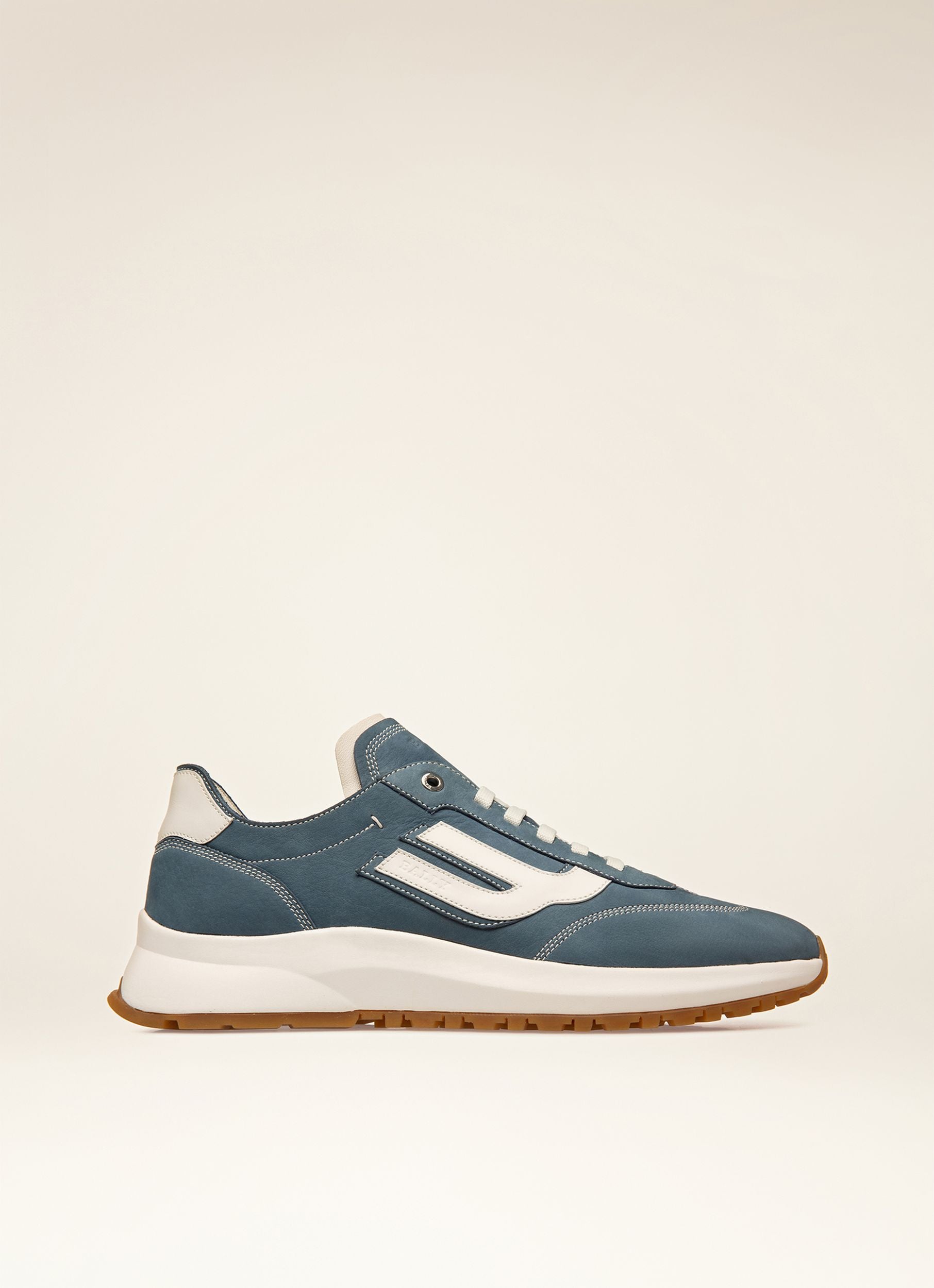 Demyl Sneaker In Pelle Blu E Bianca - Uomo - Bally - 01