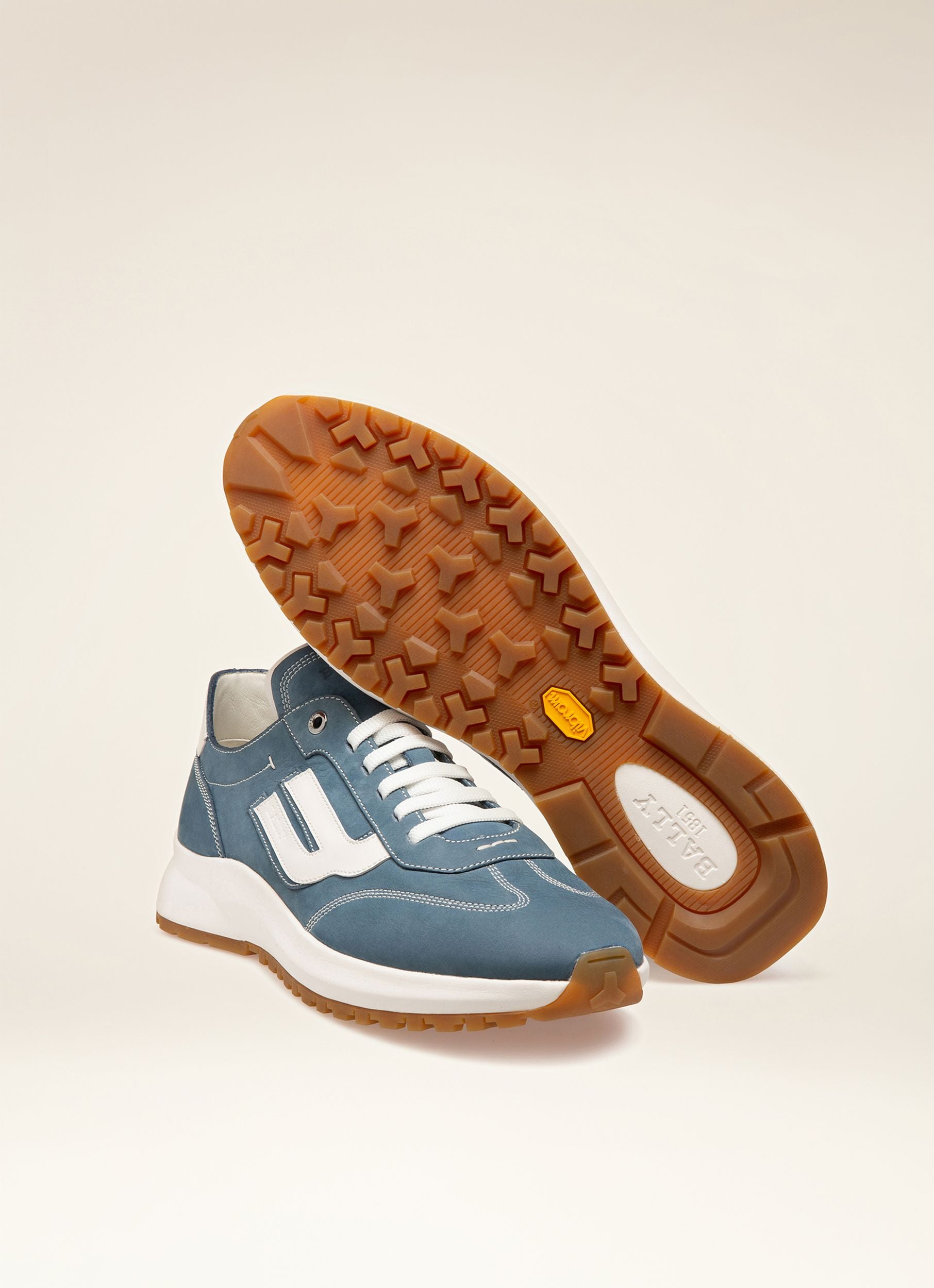 Demyl Sneaker In Pelle Blu E Bianca - Uomo - Bally - 07