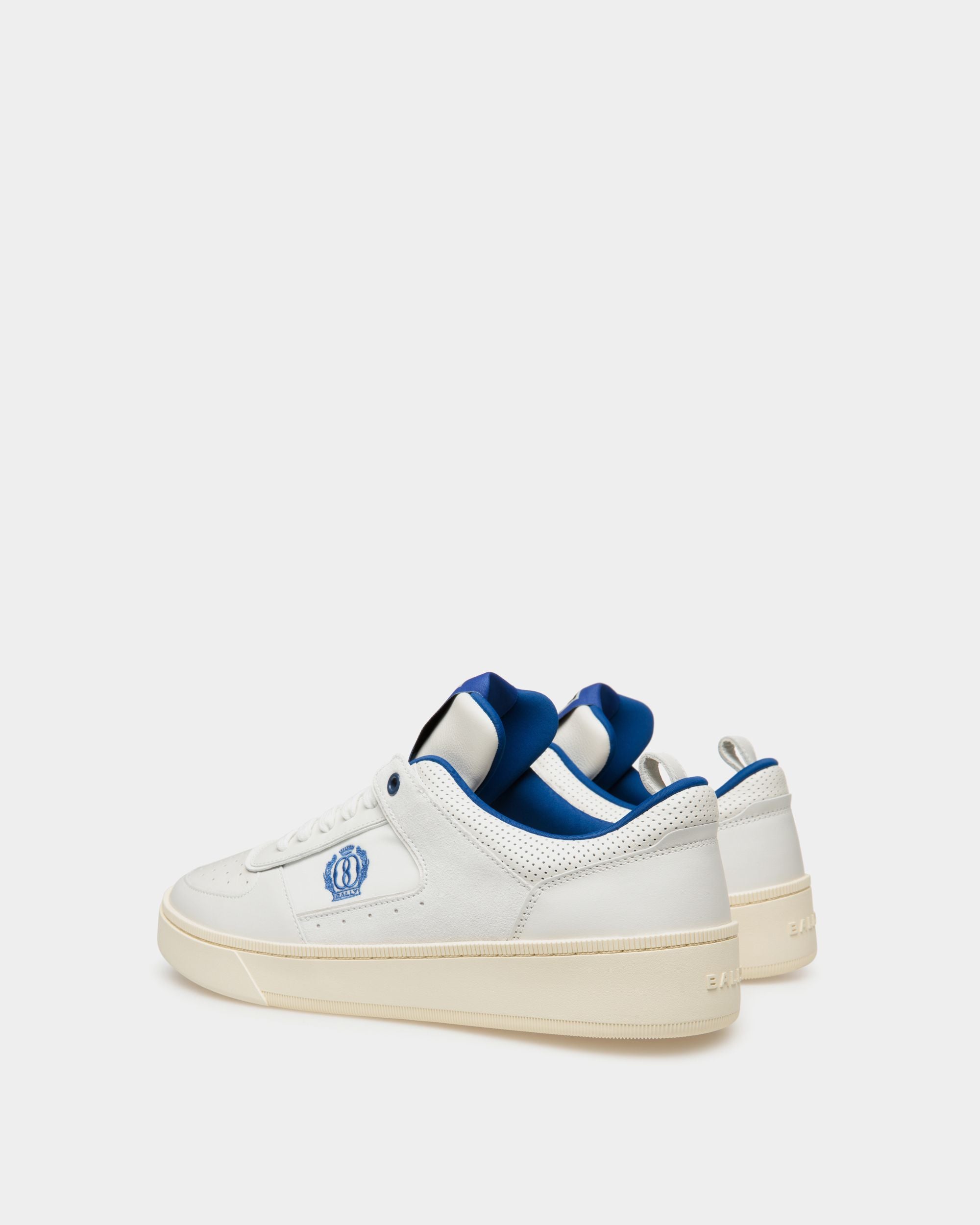 Raise Sneaker In White Leather - Uomo - Bally - 03
