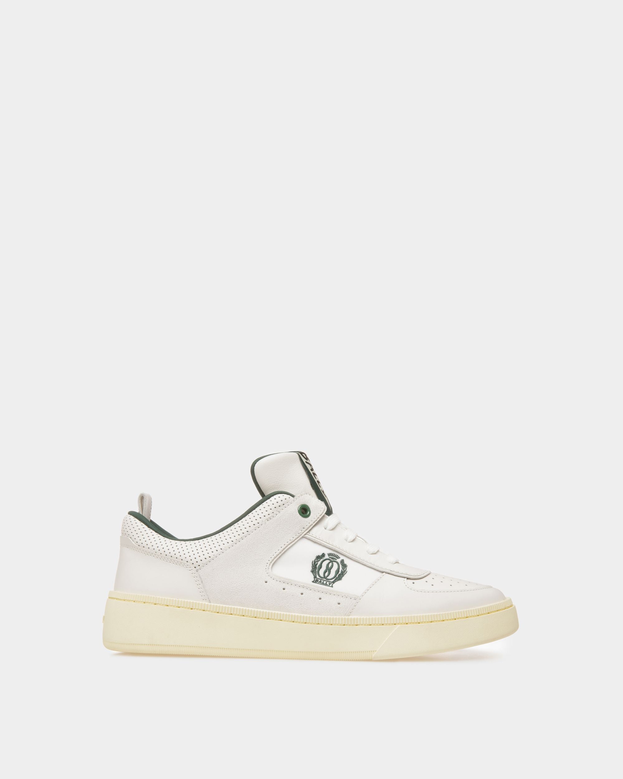 Sneaker Raise In Pelle Bianca - Uomo - Bally - 01