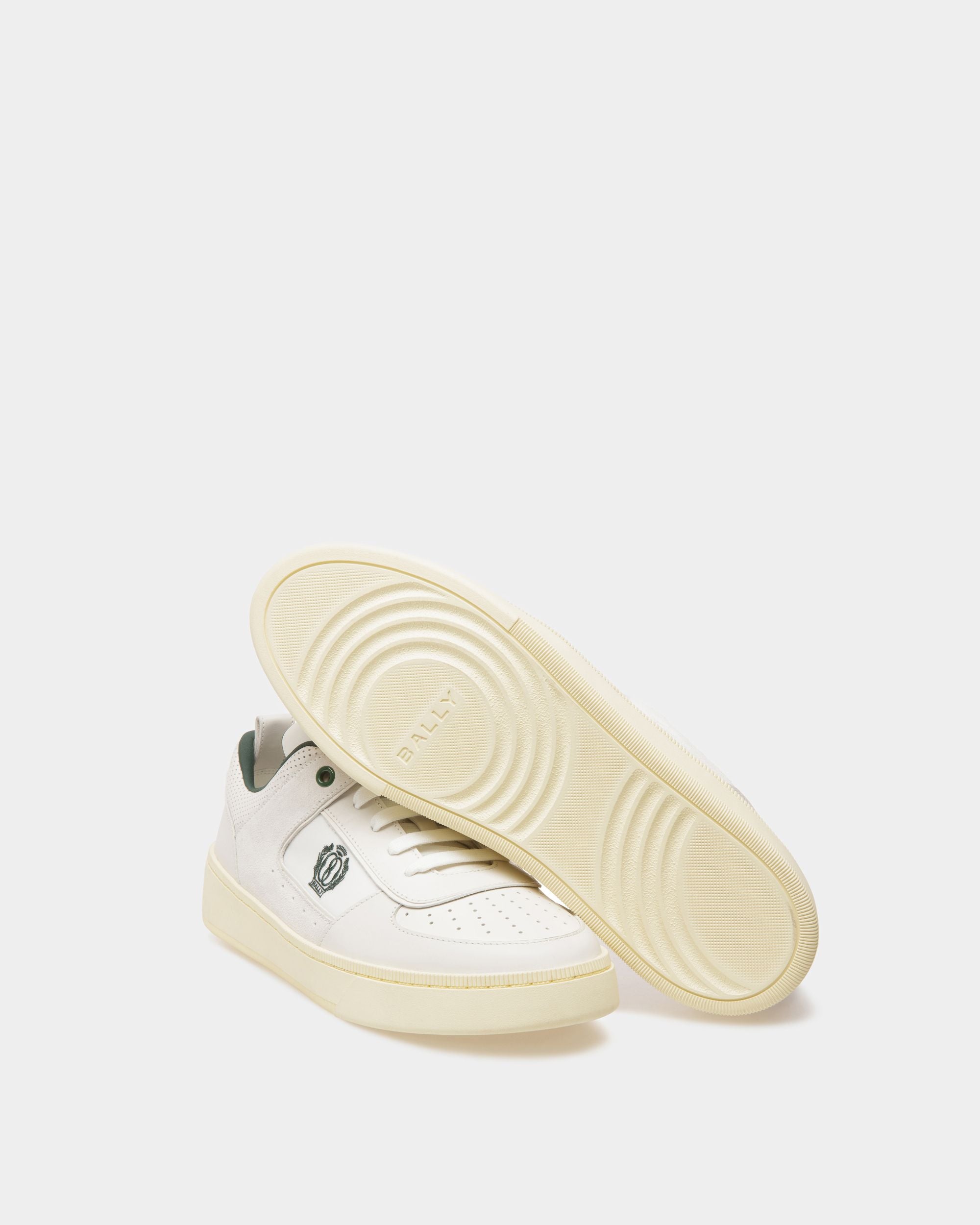 Sneaker Raise In Pelle Bianca - Uomo - Bally - 04