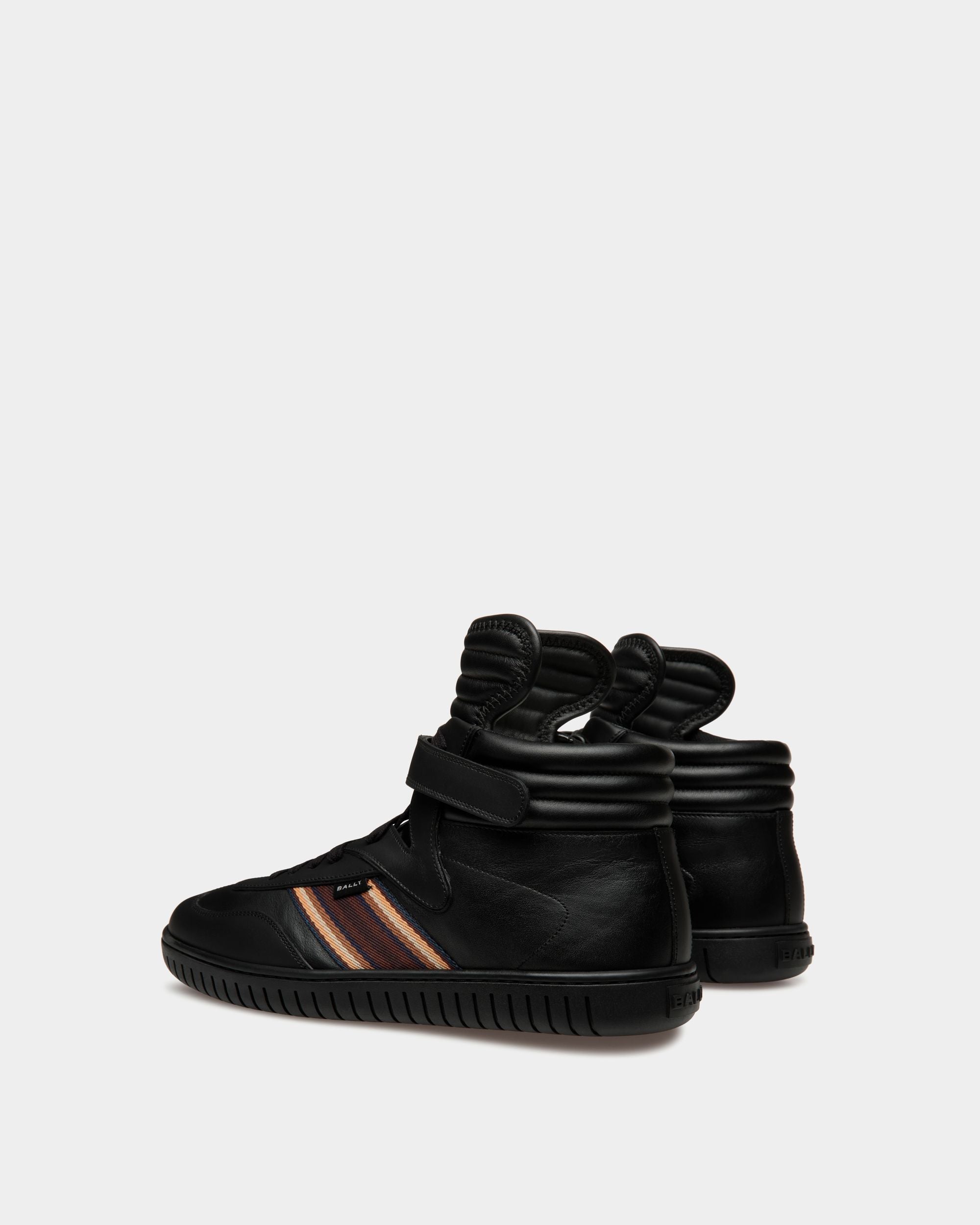 Player Sneaker In Black Leather - Uomo - Bally - 03