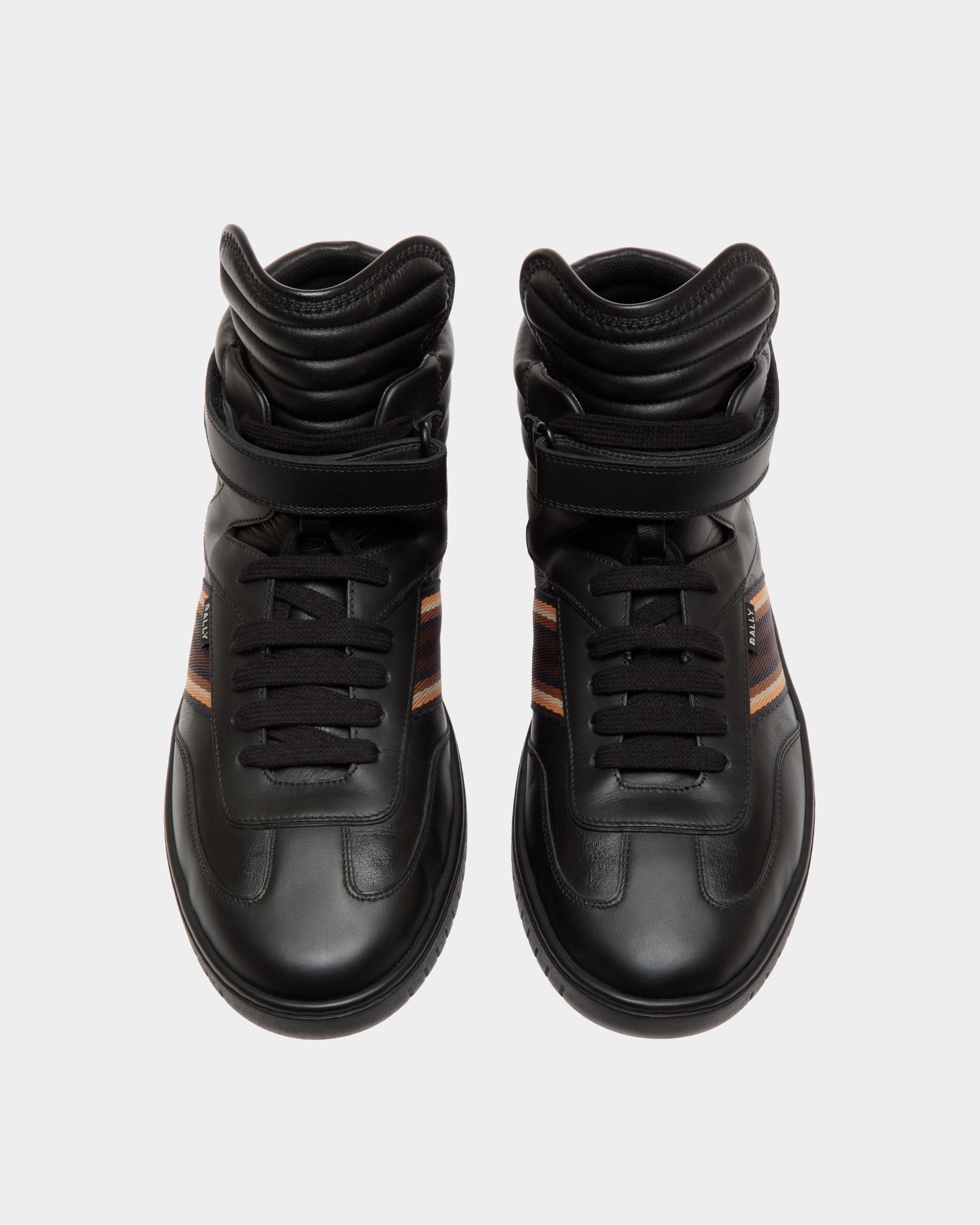 Player Sneaker In Black Leather - Uomo - Bally - 04