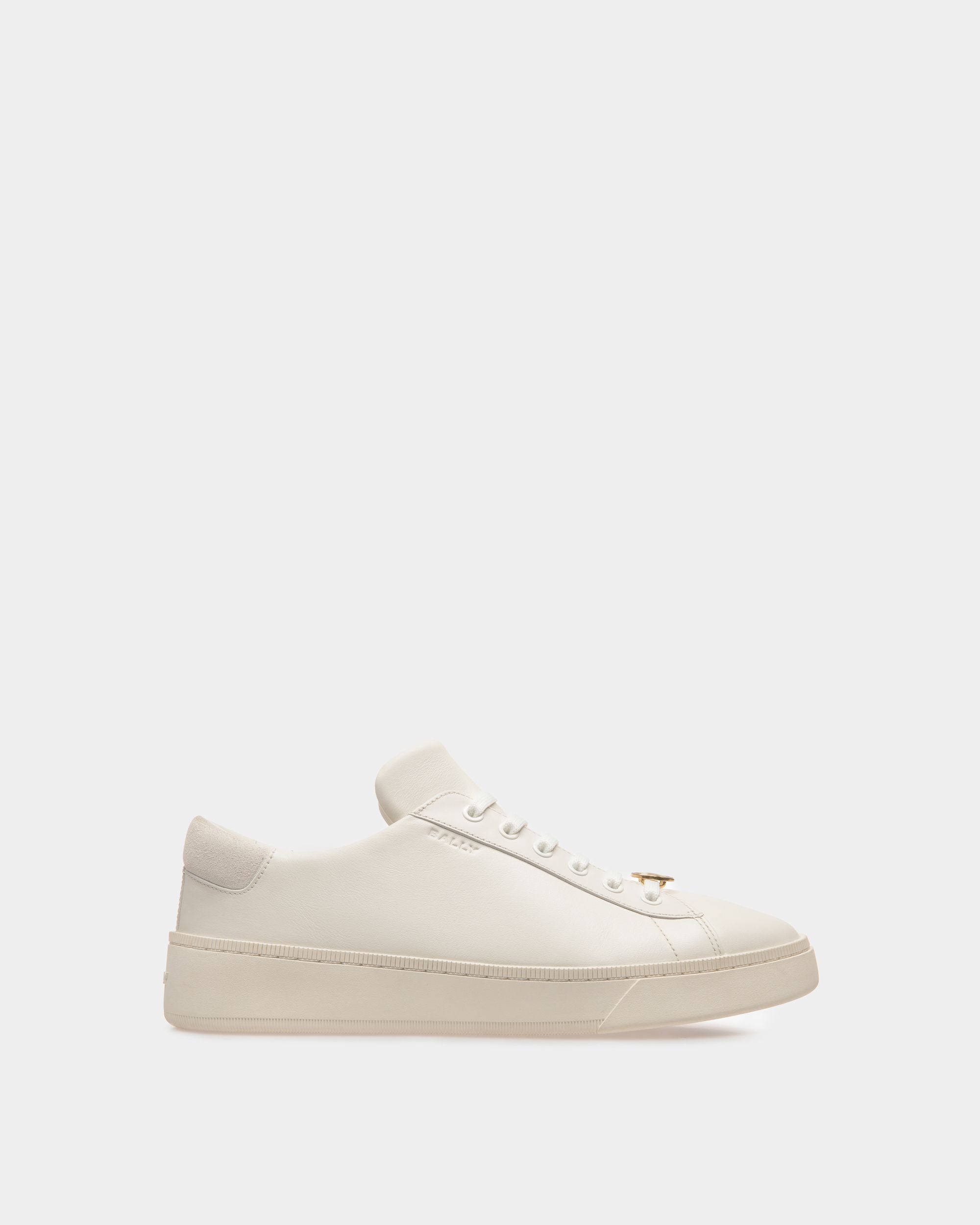 Sneaker Raise In Pelle Bianca - Uomo - Bally - 01