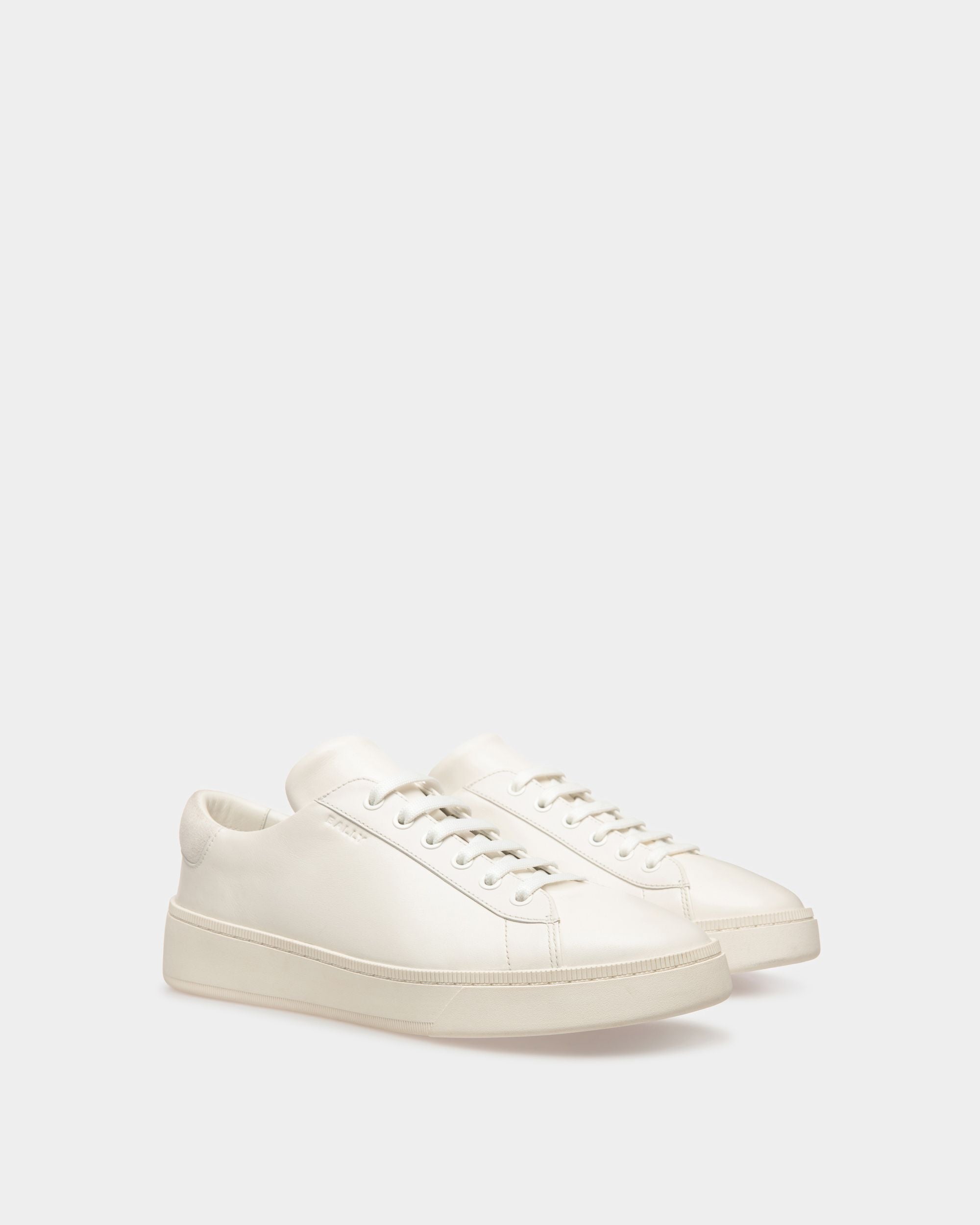 Sneaker Raise In Pelle Bianca - Uomo - Bally - 04