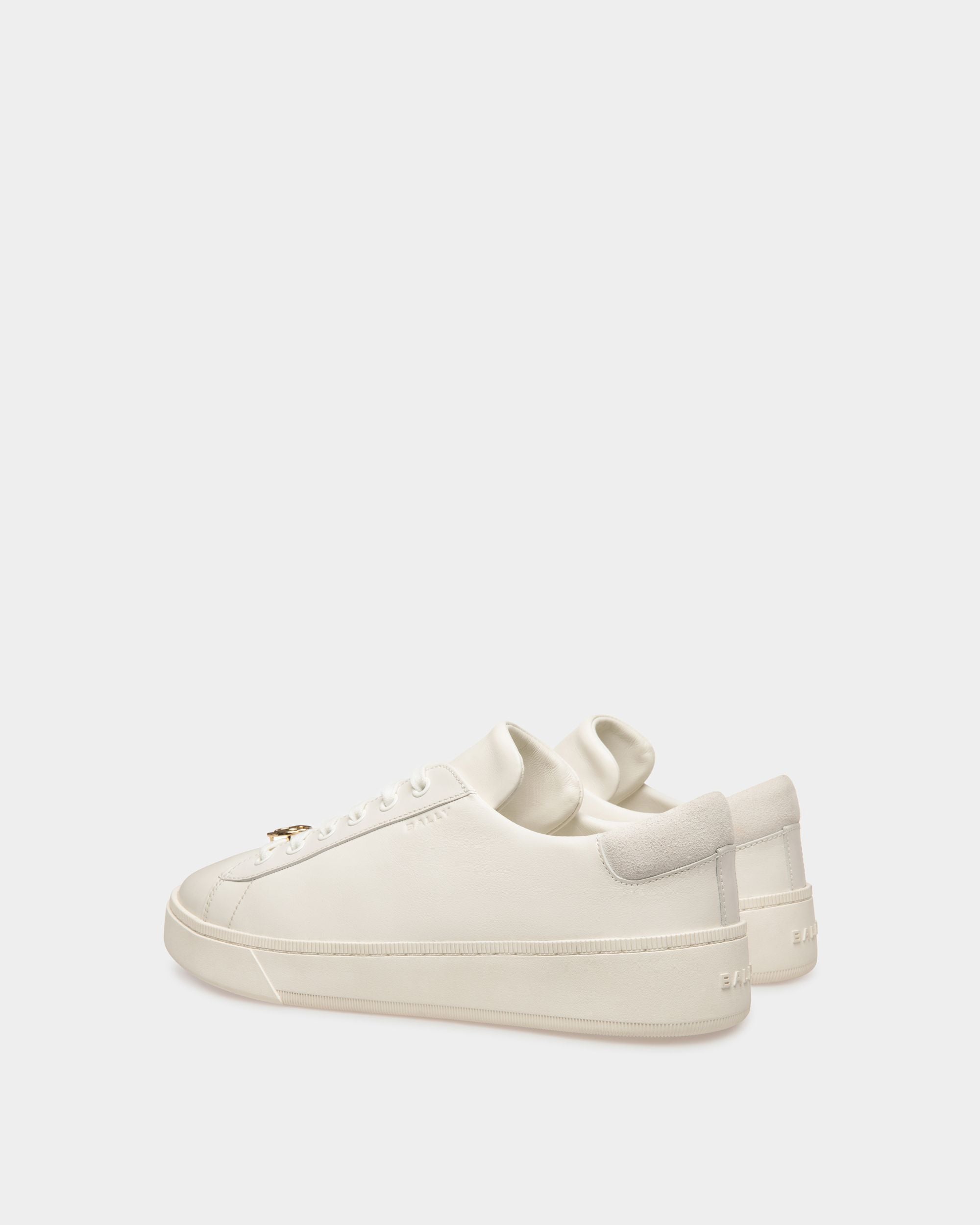 Sneaker Raise In Pelle Bianca - Uomo - Bally - 05