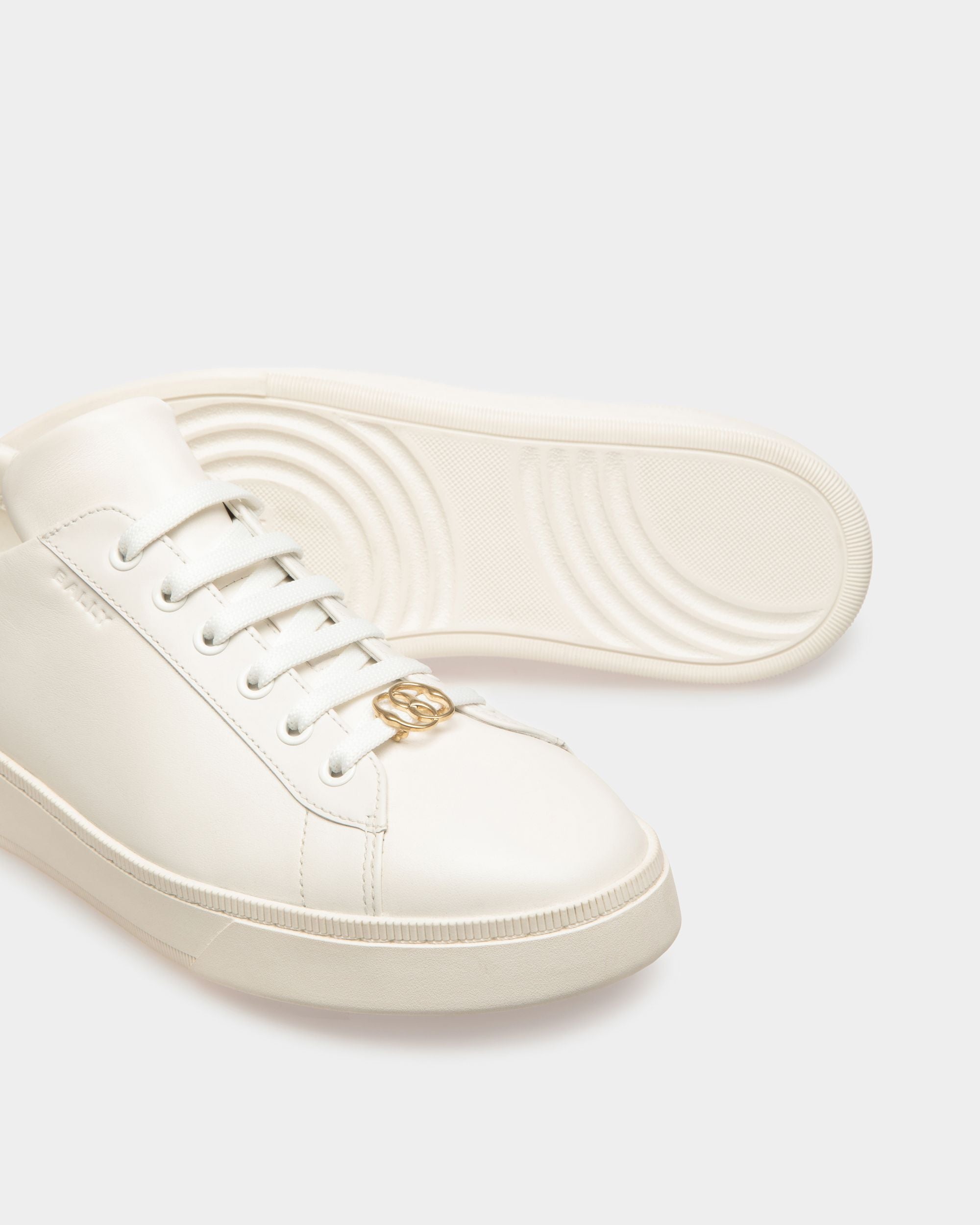 Sneaker Raise In Pelle Bianca - Uomo - Bally - 06