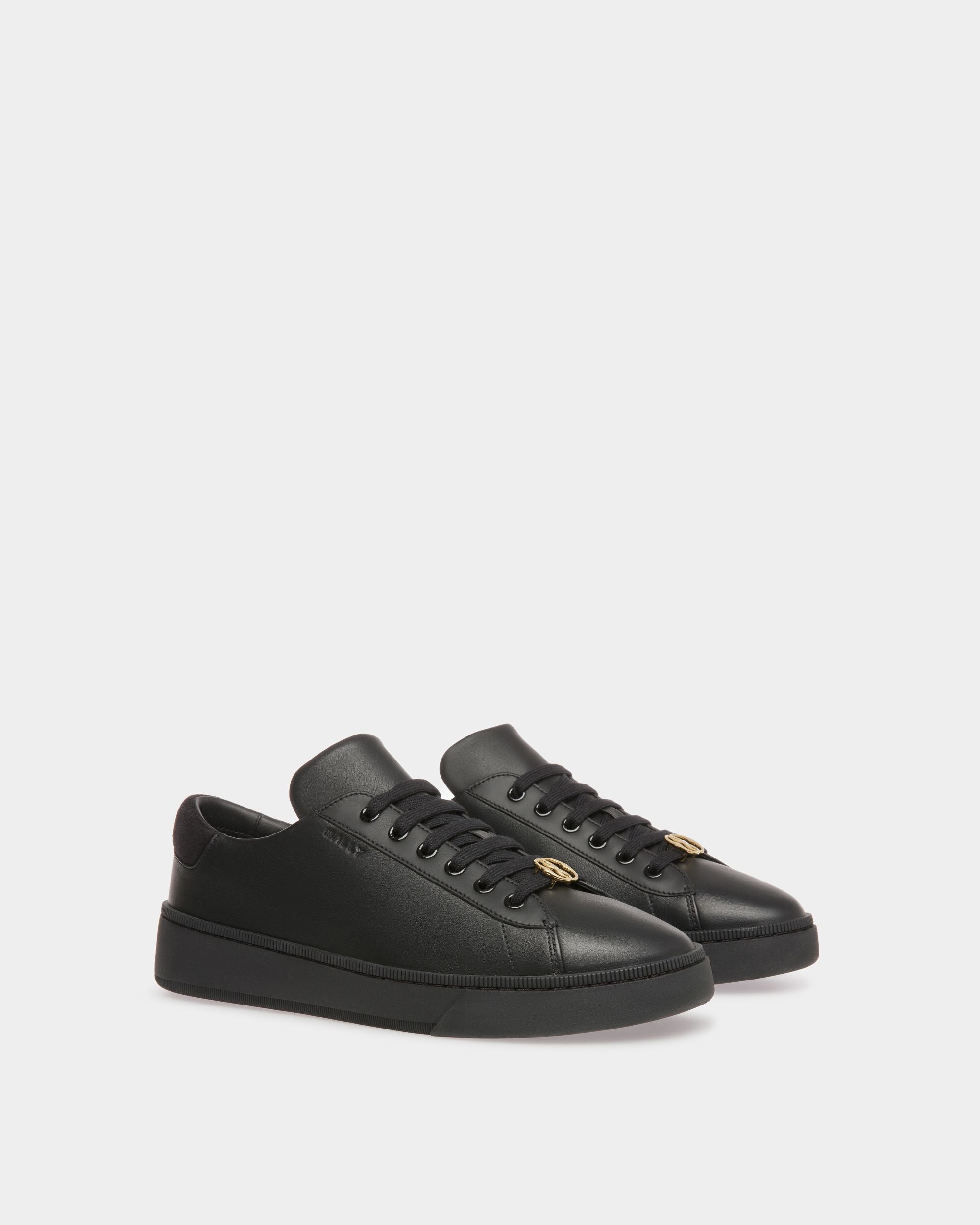 Sneaker Raise In Pelle Nera - Uomo - Bally - 03