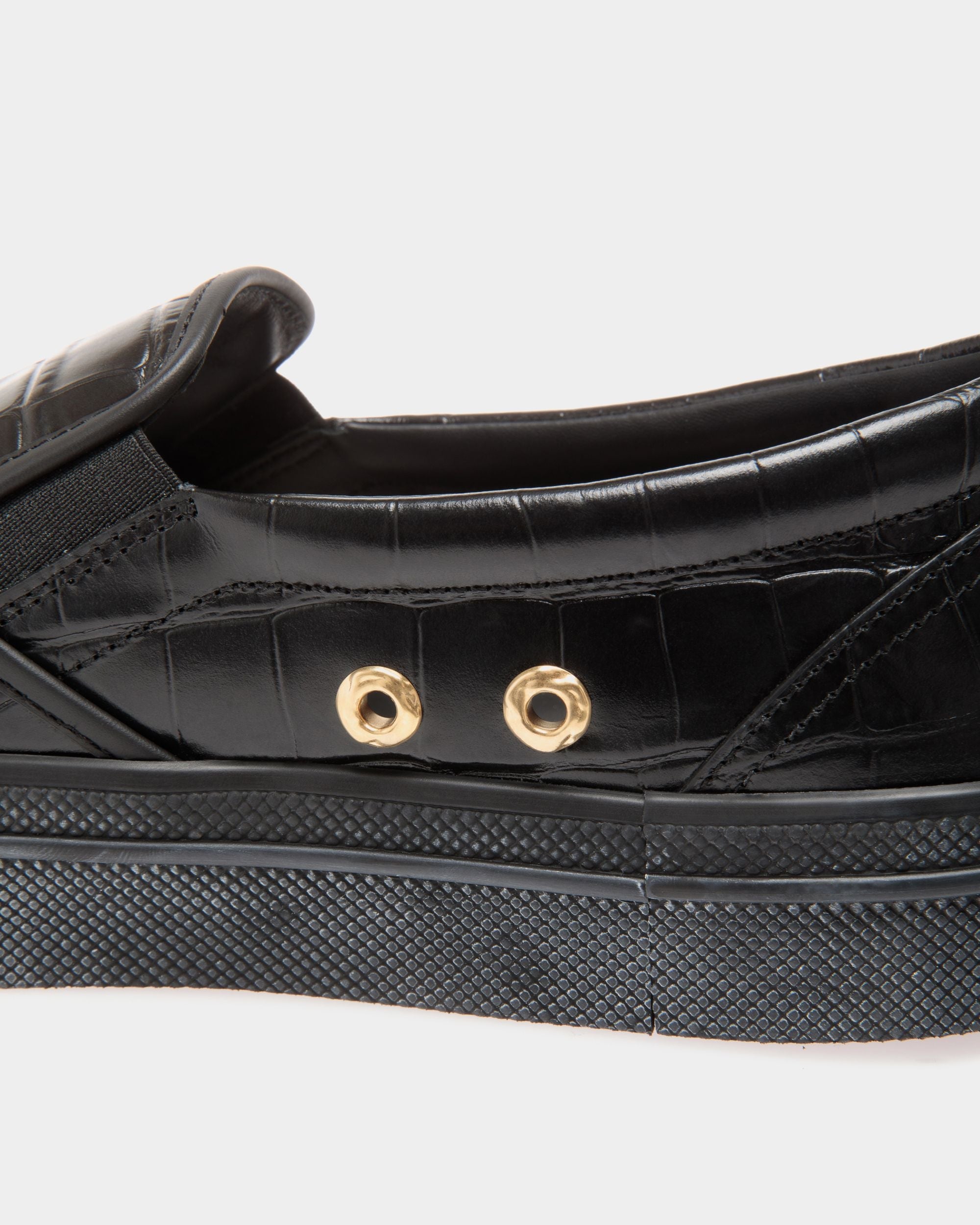 Santa Ana Sneaker In Black Leather - Uomo - Bally - 05