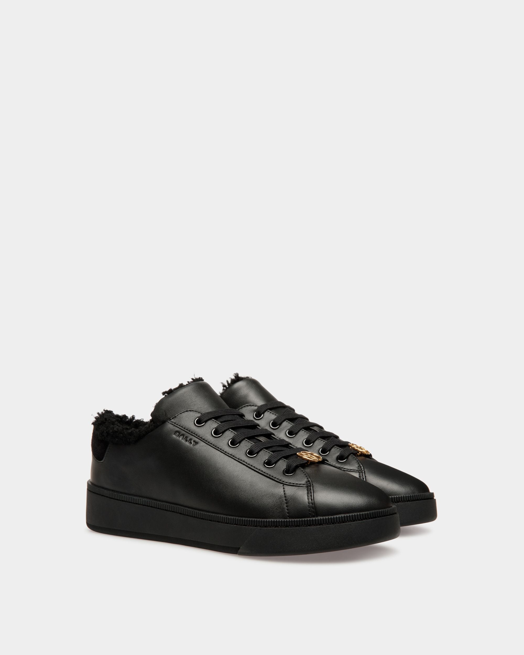 Sneaker Raise In Pelle Nera - Uomo - Bally - 03