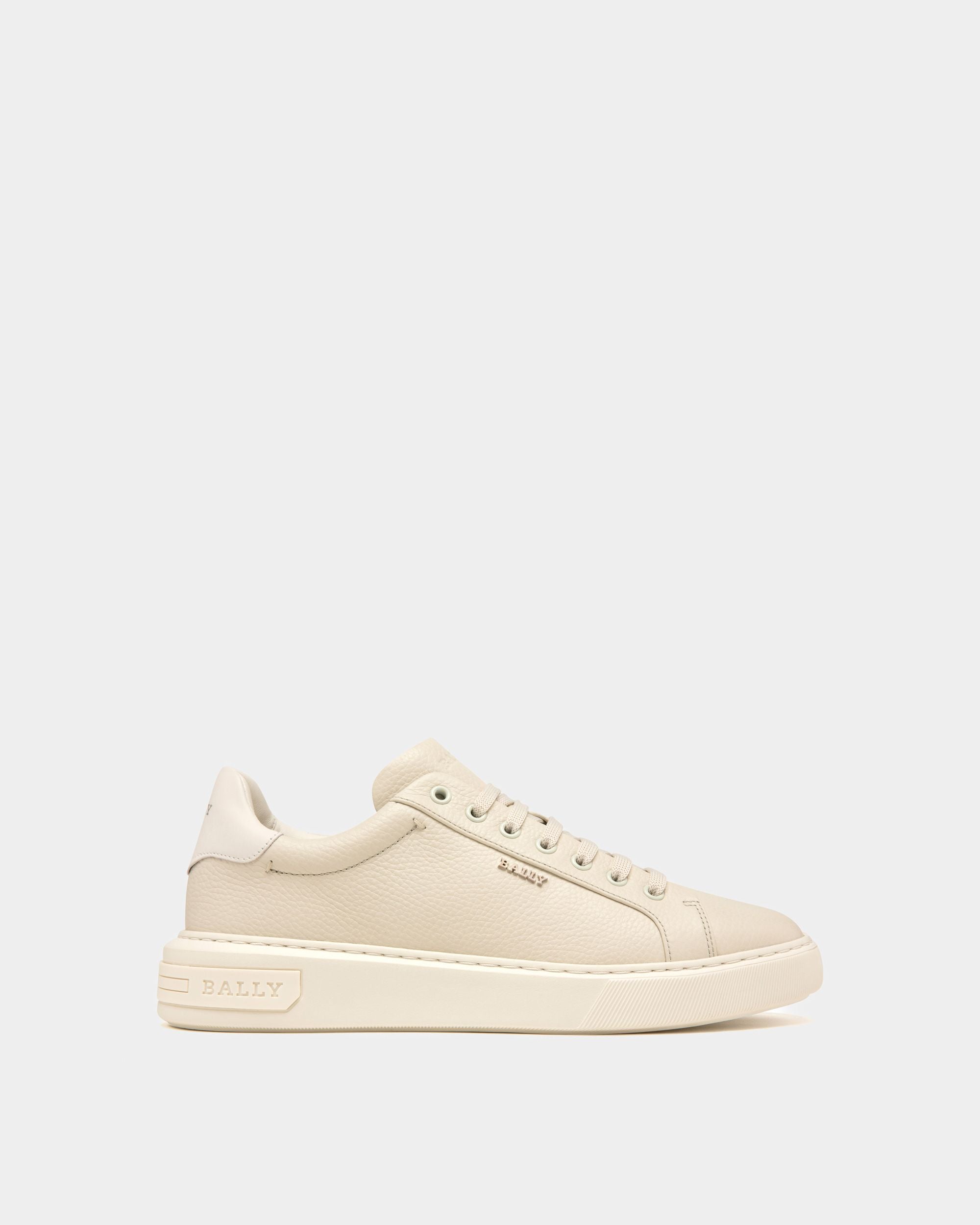 Miky Sneaker In Pelle Bianco Polvere E Bianco - Uomo - Bally - 01
