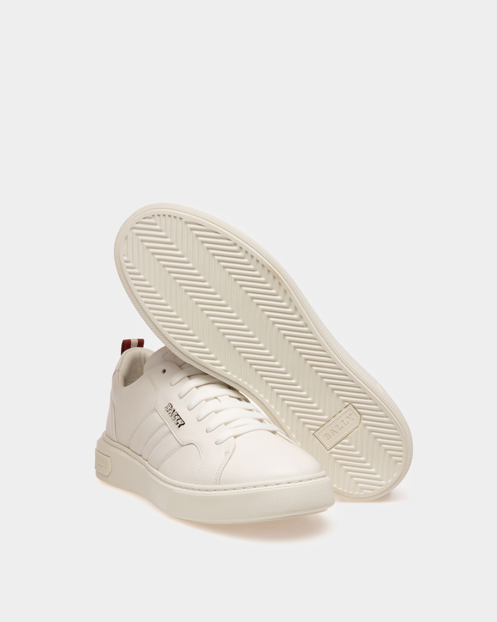 Maxim Sneakers In Pelle Bianca - Uomo - Bally - 05