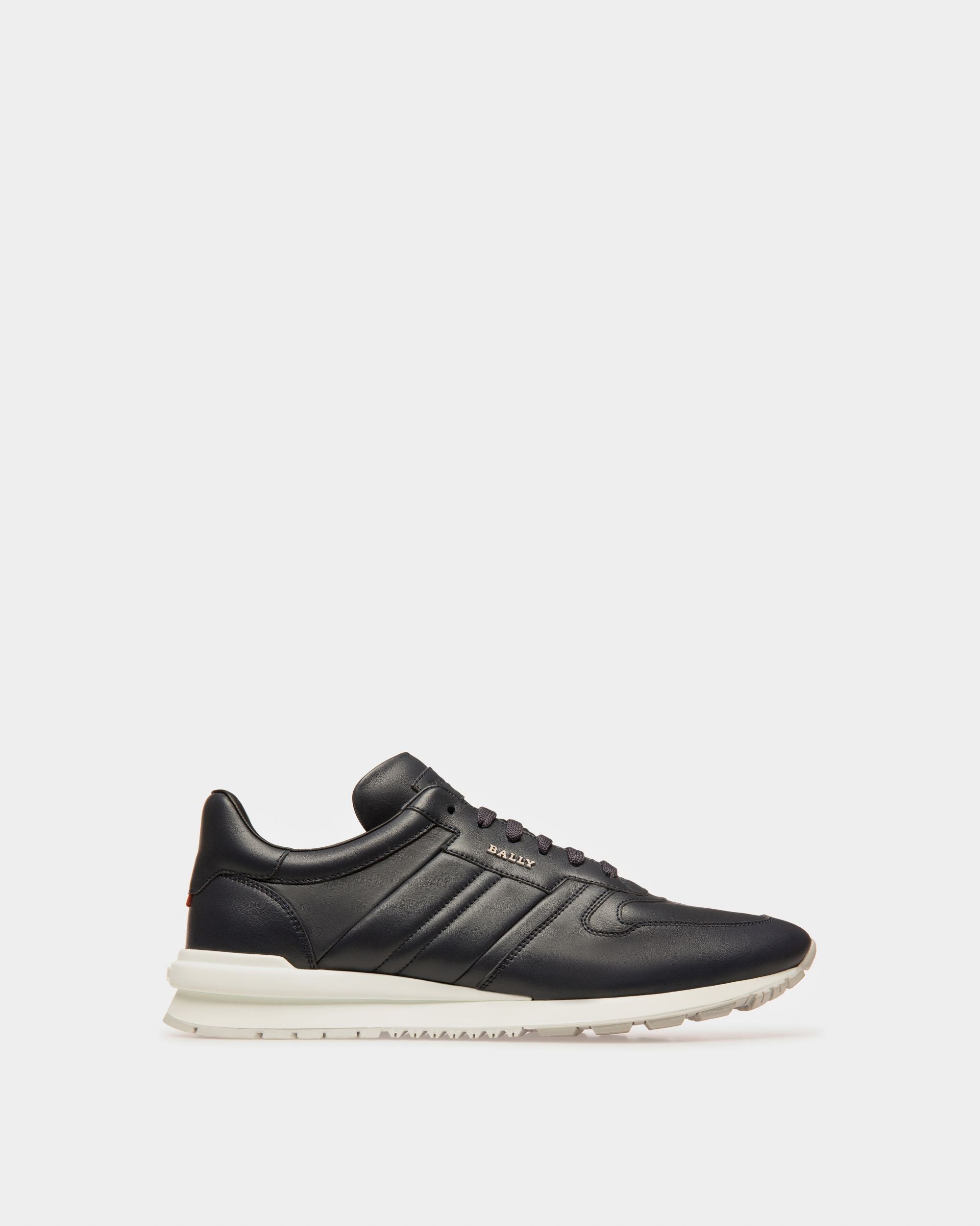 Asler Sneakers In Pelle Blu Marina - Uomo - Bally - 01