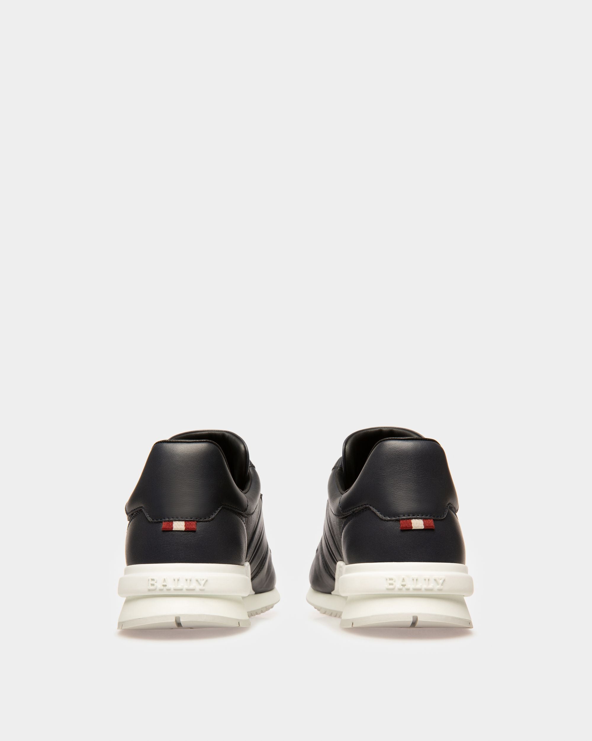 Asler Sneakers In Pelle Blu Marina - Uomo - Bally - 03