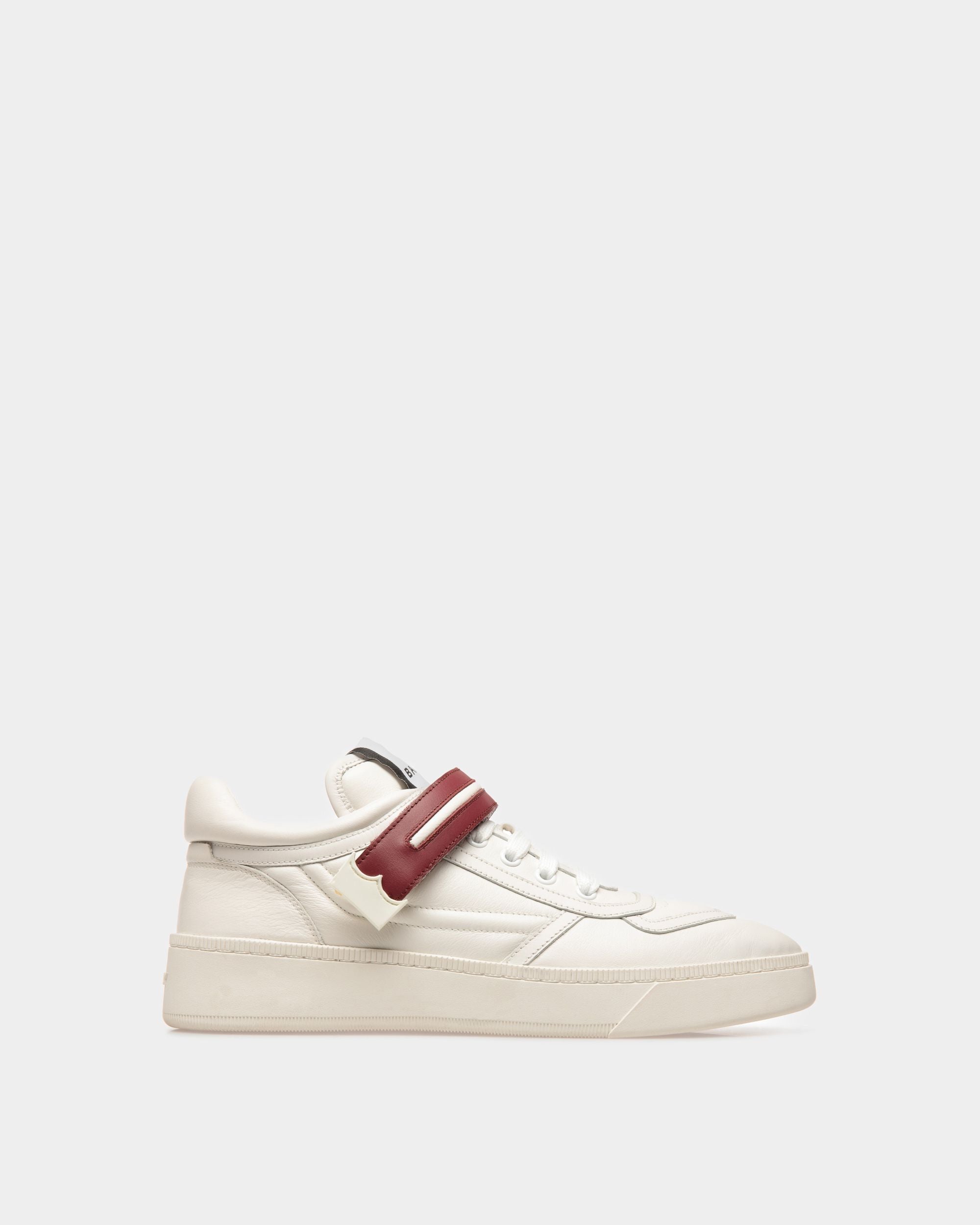 Sneaker Raise In Pelle Bianca - Uomo - Bally - 01