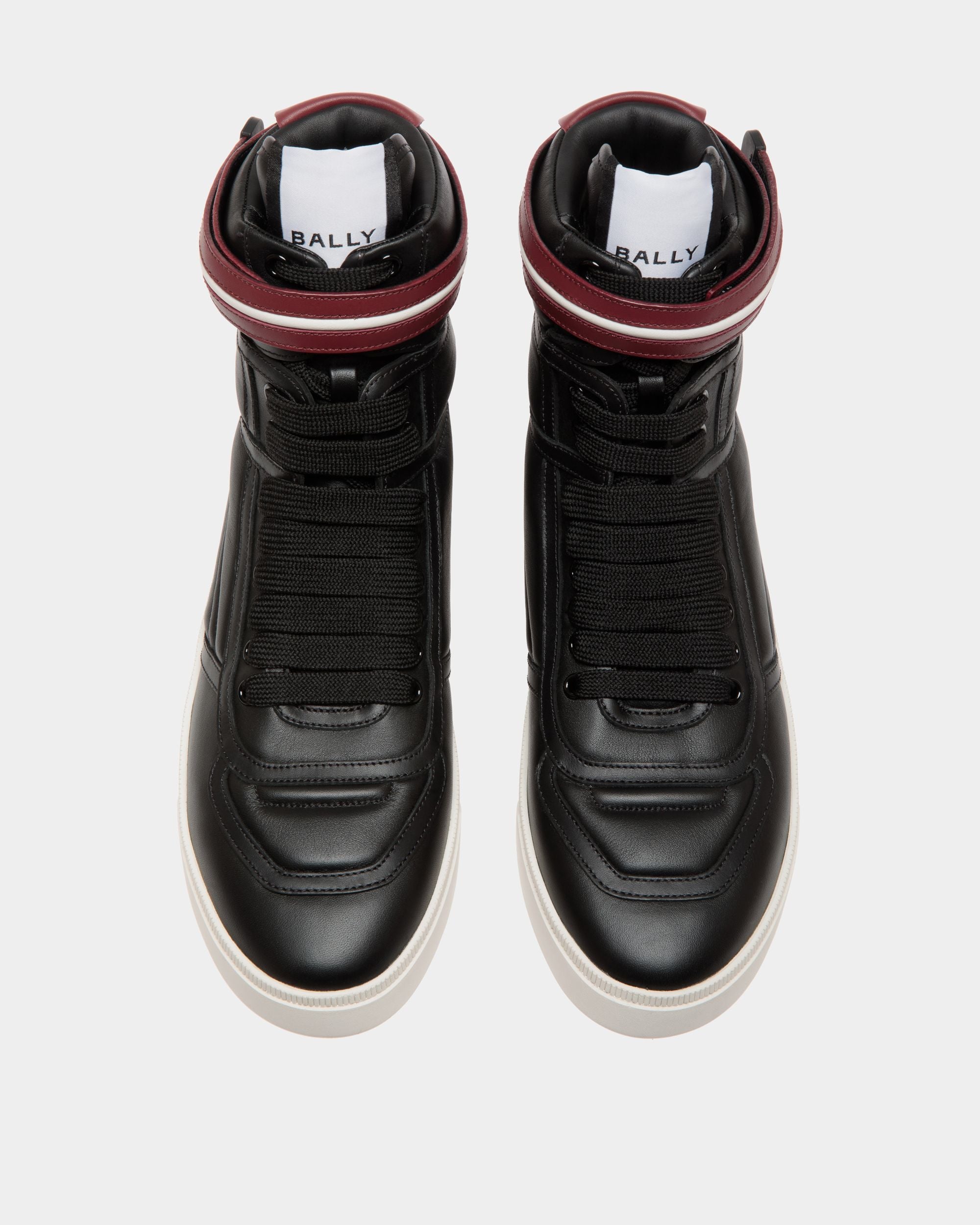 Raise Sneaker In Black Leather - Uomo - Bally - 04