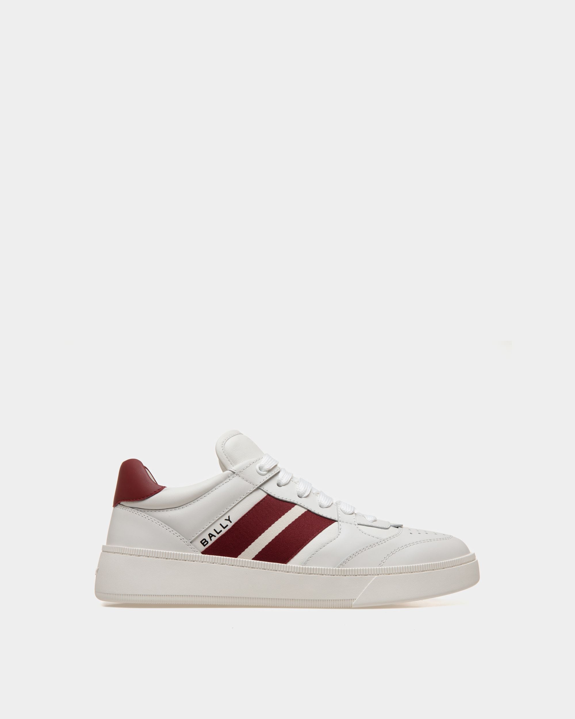 Sneaker Raise In Pelle Bianca - Uomo - Bally - 01