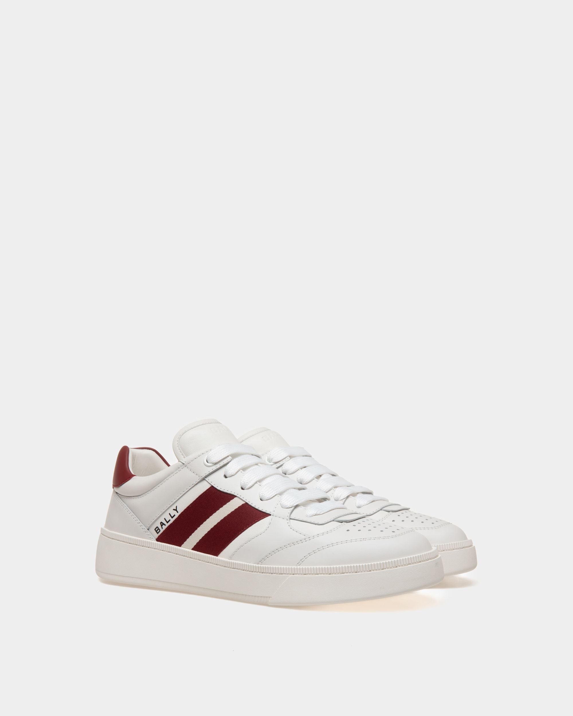Sneaker Raise In Pelle Bianca - Uomo - Bally - 03