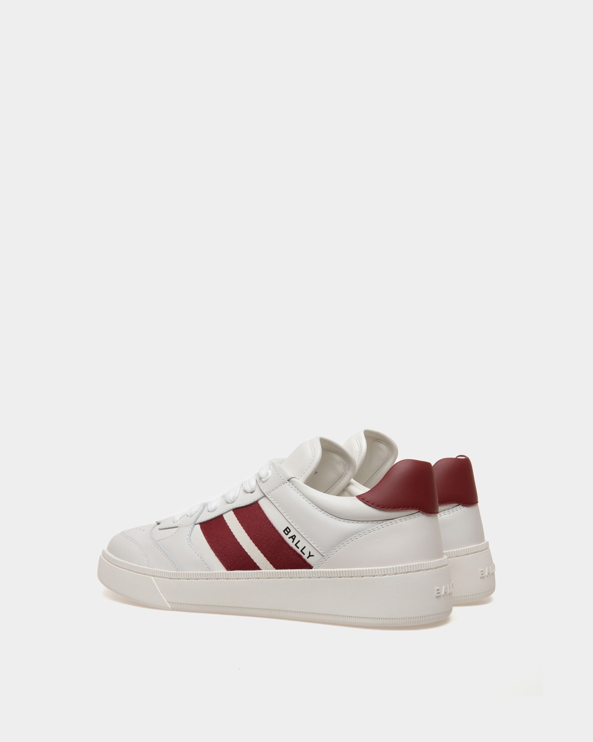 Sneaker Raise In Pelle Bianca - Uomo - Bally - 04