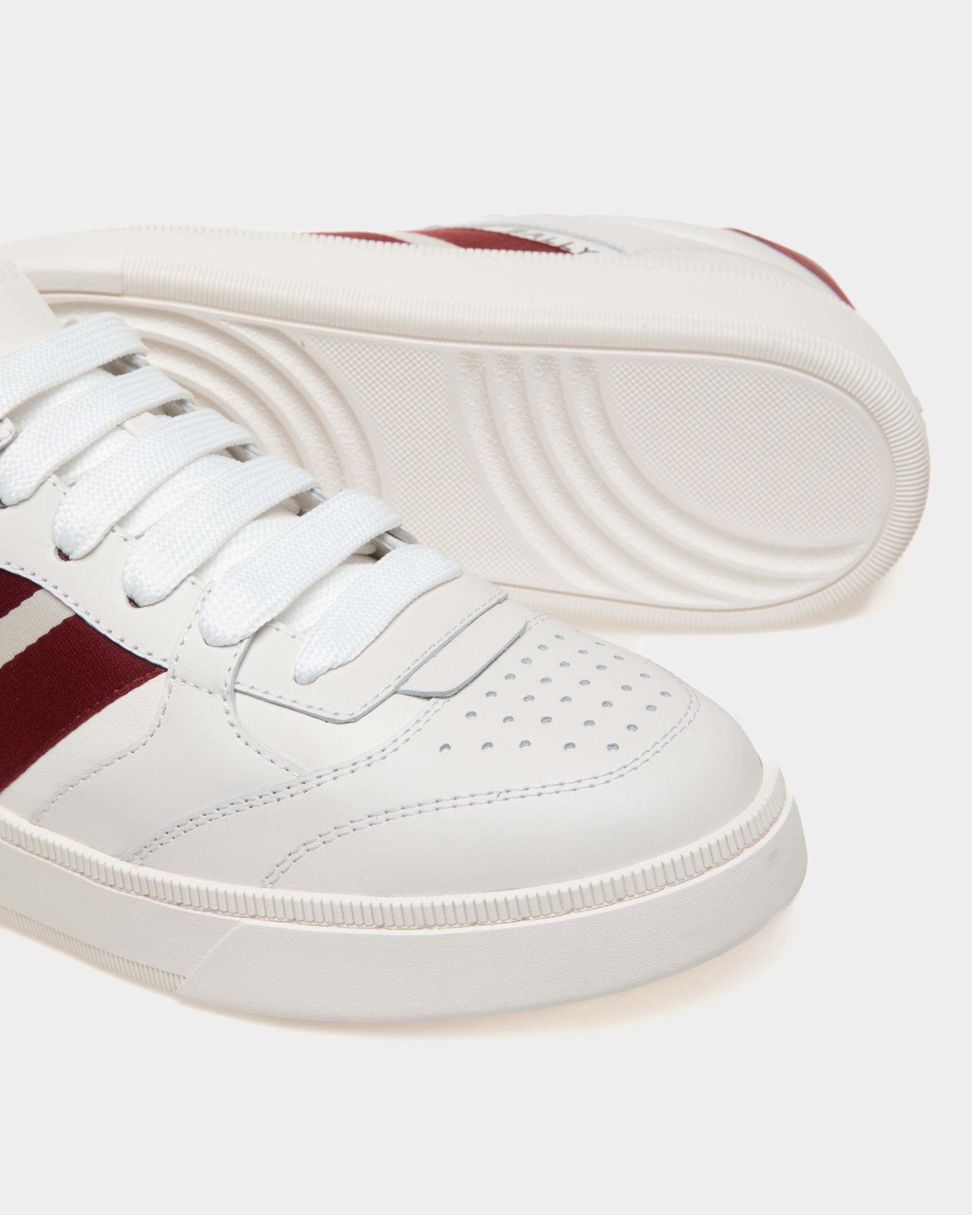 Sneaker Raise In Pelle Bianca - Uomo - Bally - 05