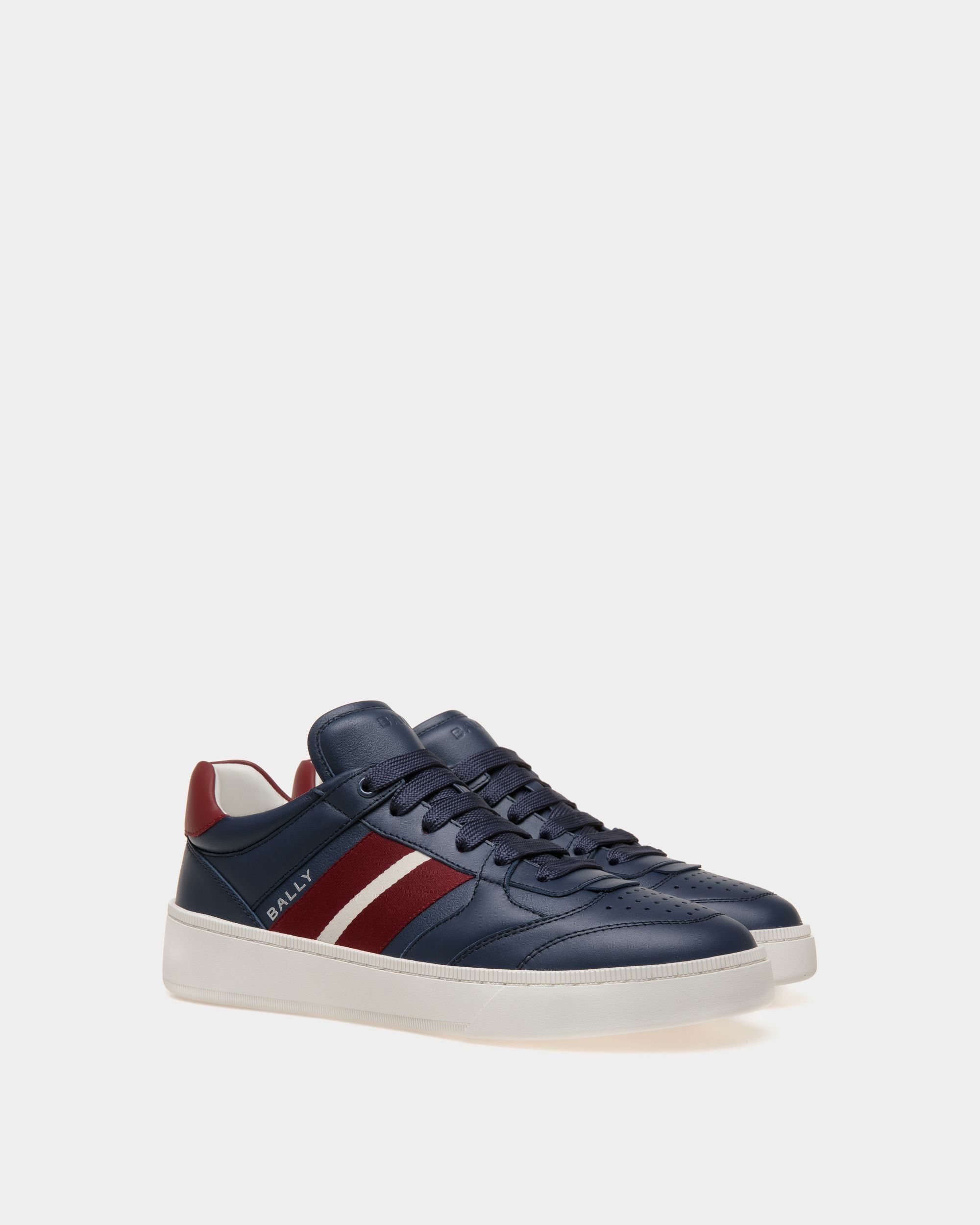 Sneaker Raise In Pelle Blu - Uomo - Bally - 02