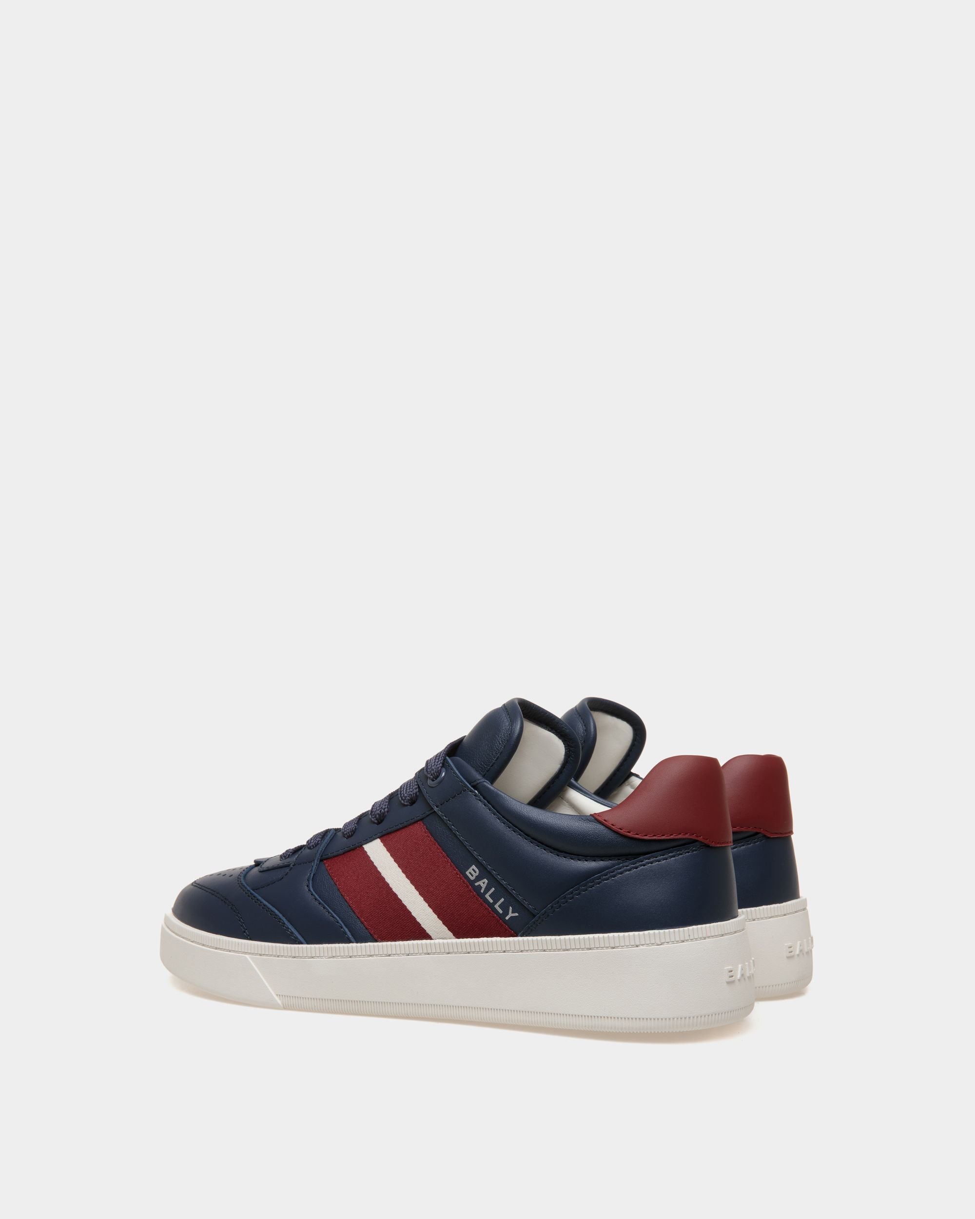 Sneaker Raise In Pelle Blu - Uomo - Bally - 03