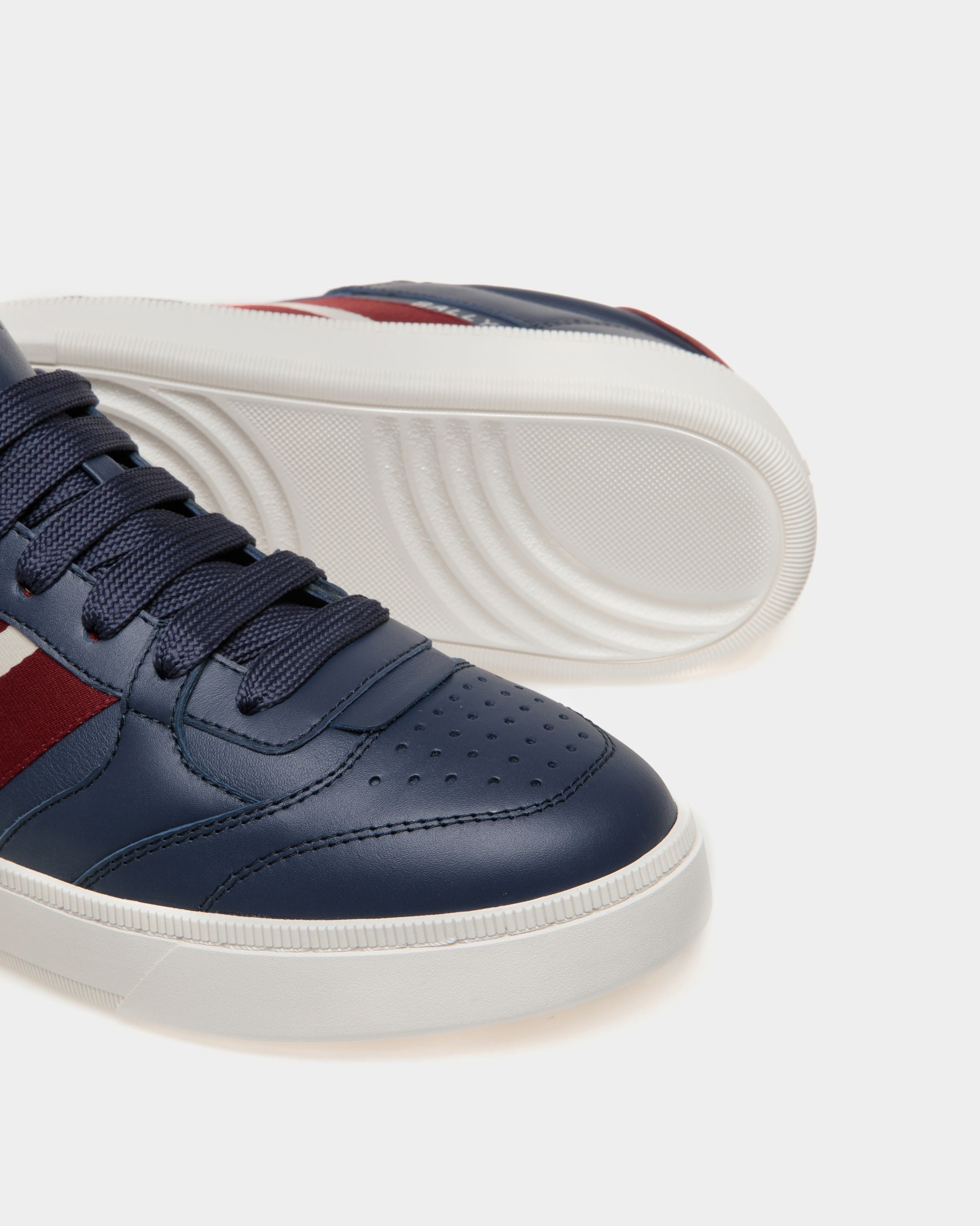 Sneaker Raise In Pelle Blu - Uomo - Bally - 04