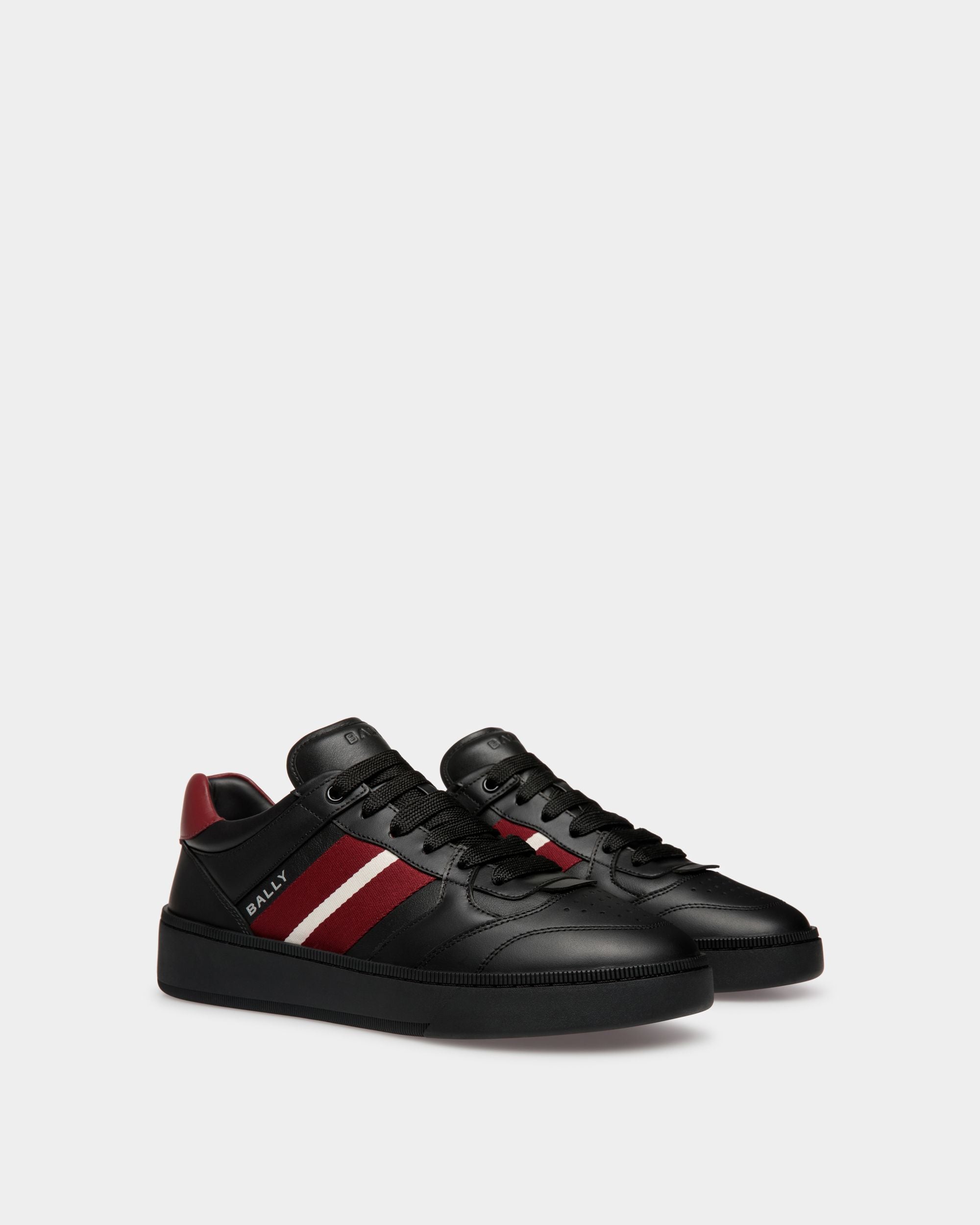 Sneaker Raise In Pelle Nera - Uomo - Bally - 03