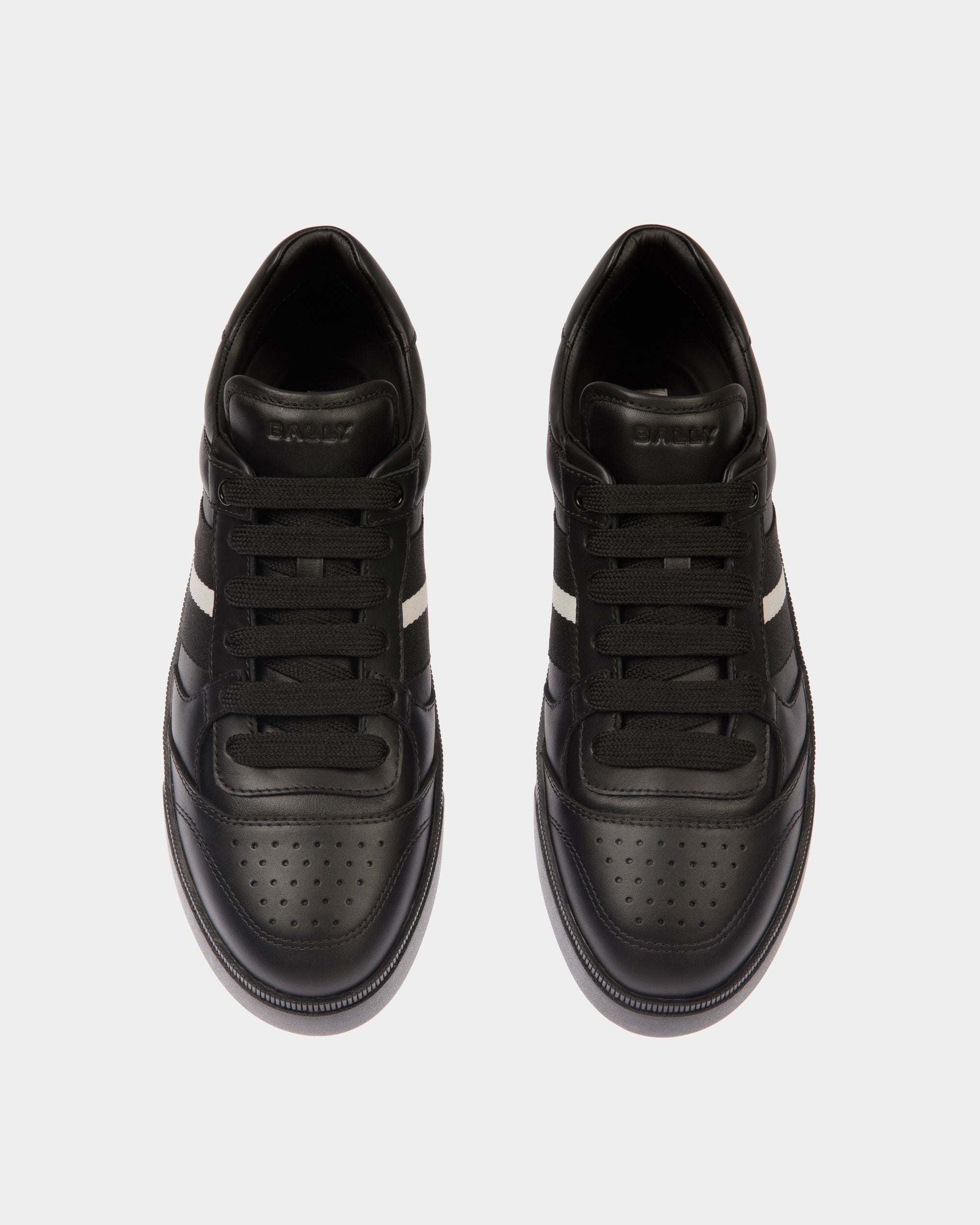 Sneaker Raise In Pelle Nera - Uomo - Bally - 04