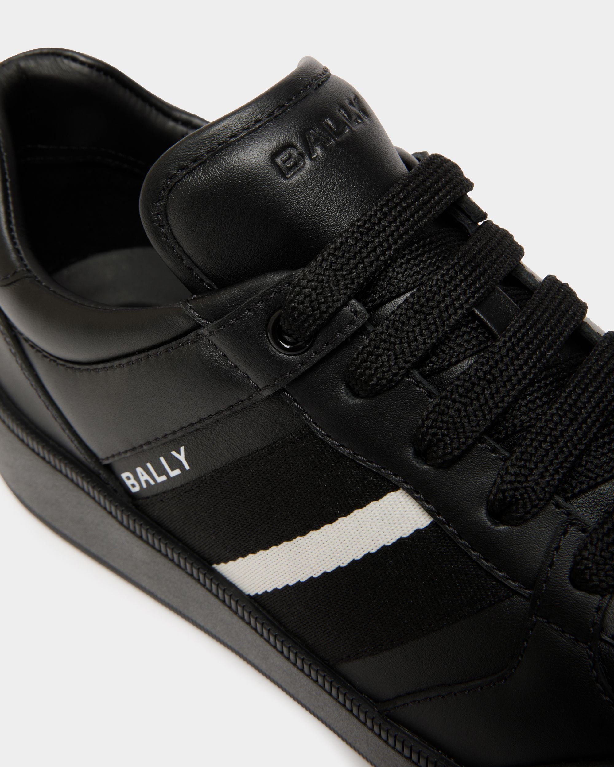 Sneaker Raise In Pelle Nera - Uomo - Bally - 05
