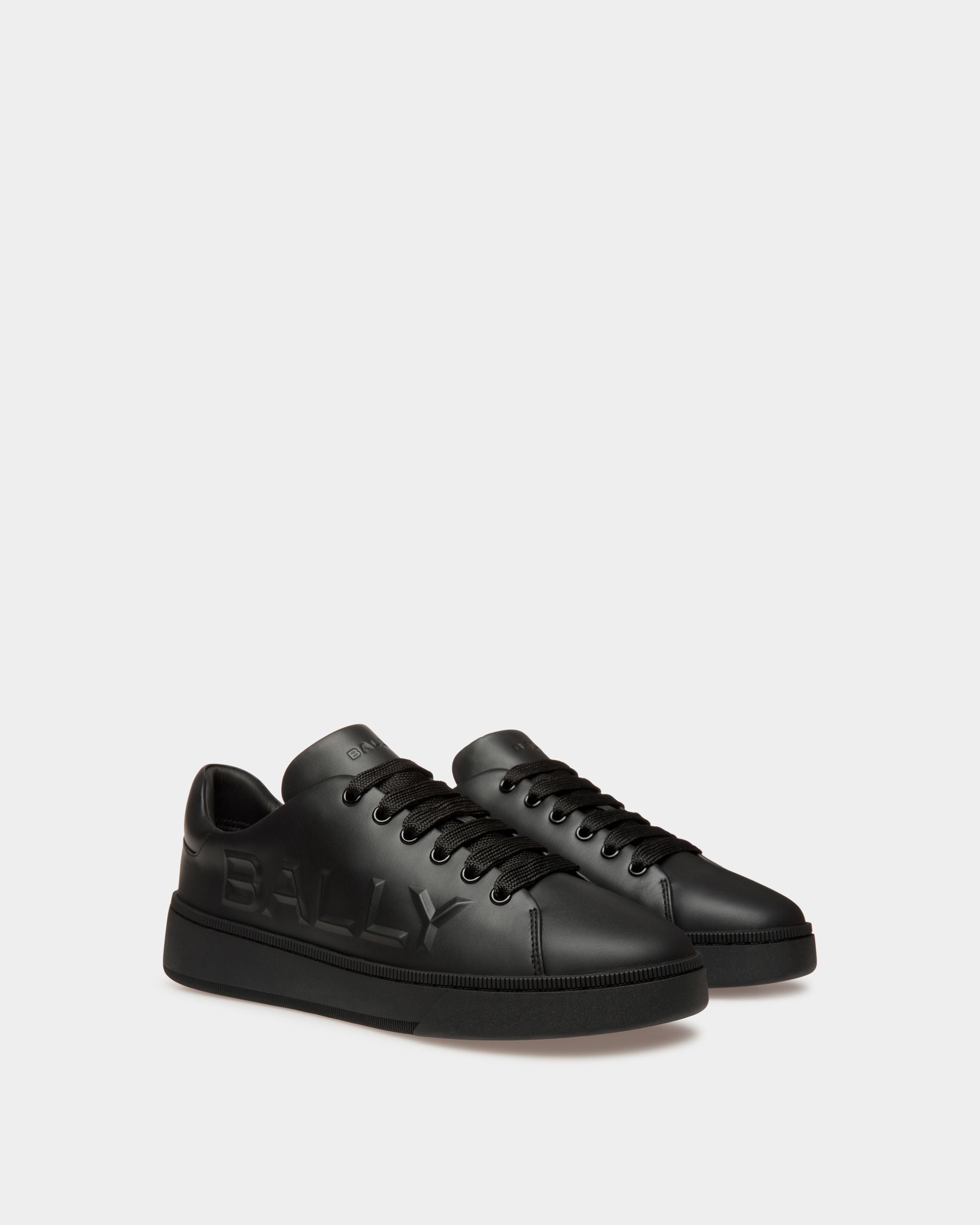 Sneaker Raise In Pelle Nera - Uomo - Bally - 02