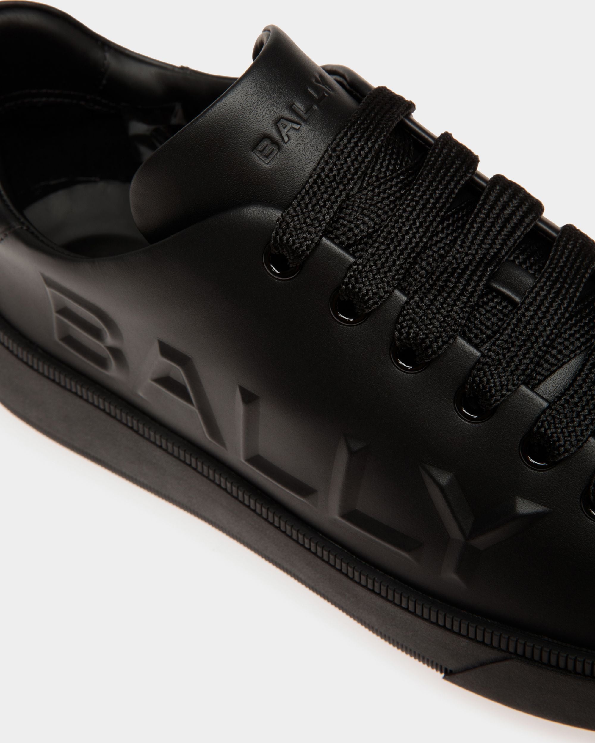 Sneaker Raise In Pelle Nera - Uomo - Bally - 05