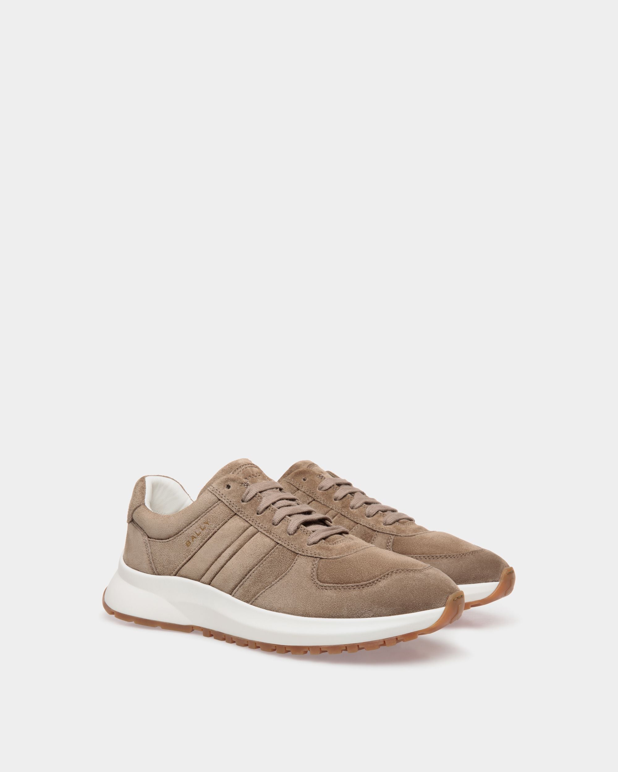 Outline Sneaker In Brown  Leather - Uomo - Bally - 02