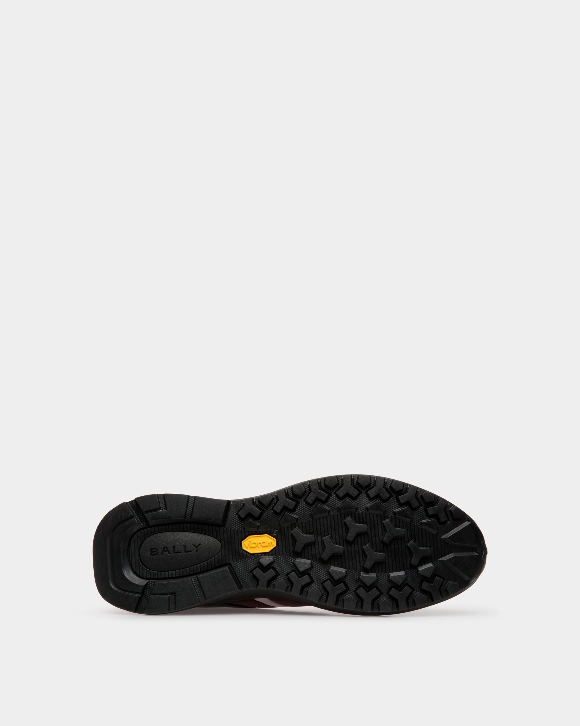 Sneaker Outline In Pelle Nera - Uomo - Bally - 05
