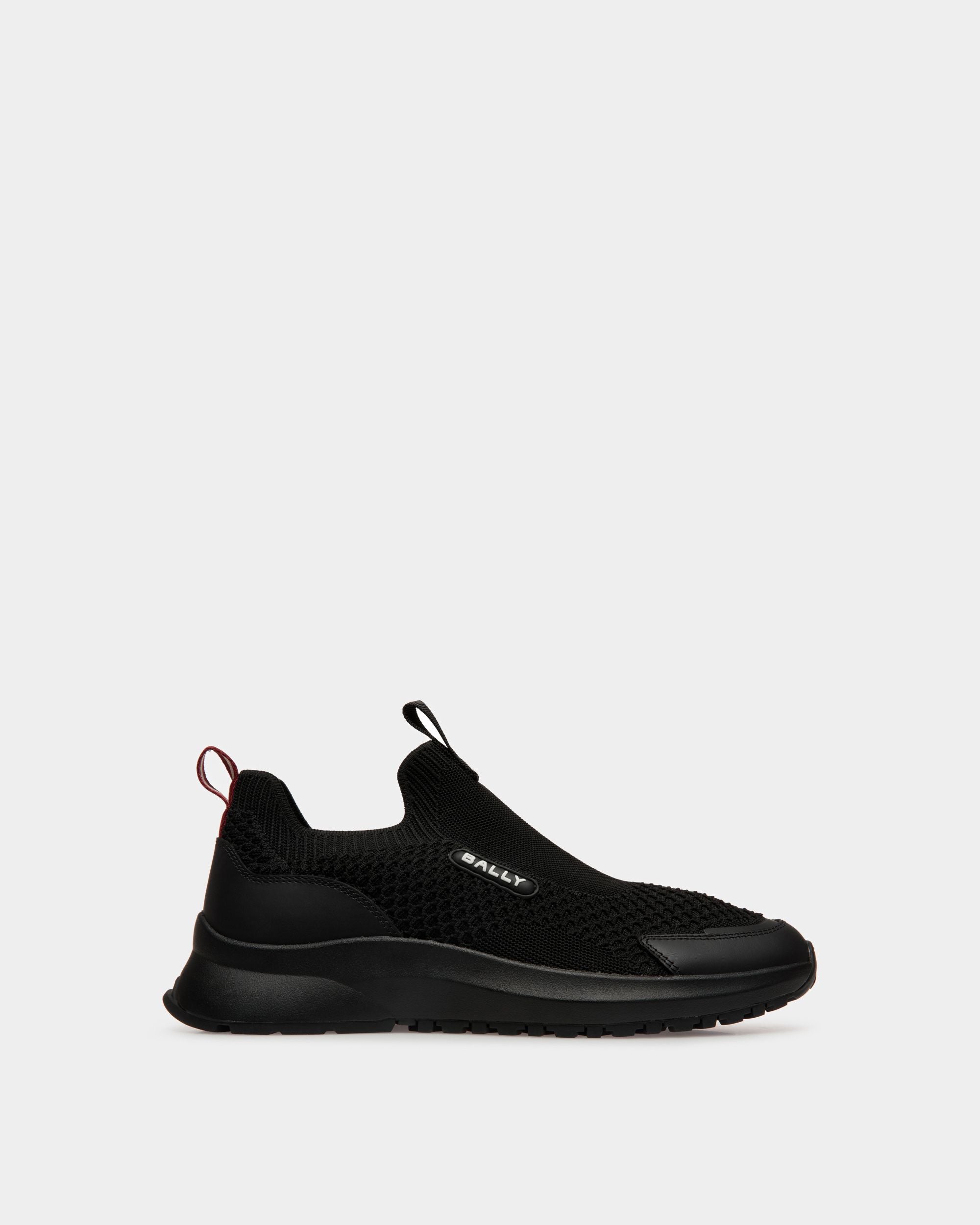 Sneaker Outline In Nylon Nero - Uomo - Bally - 01