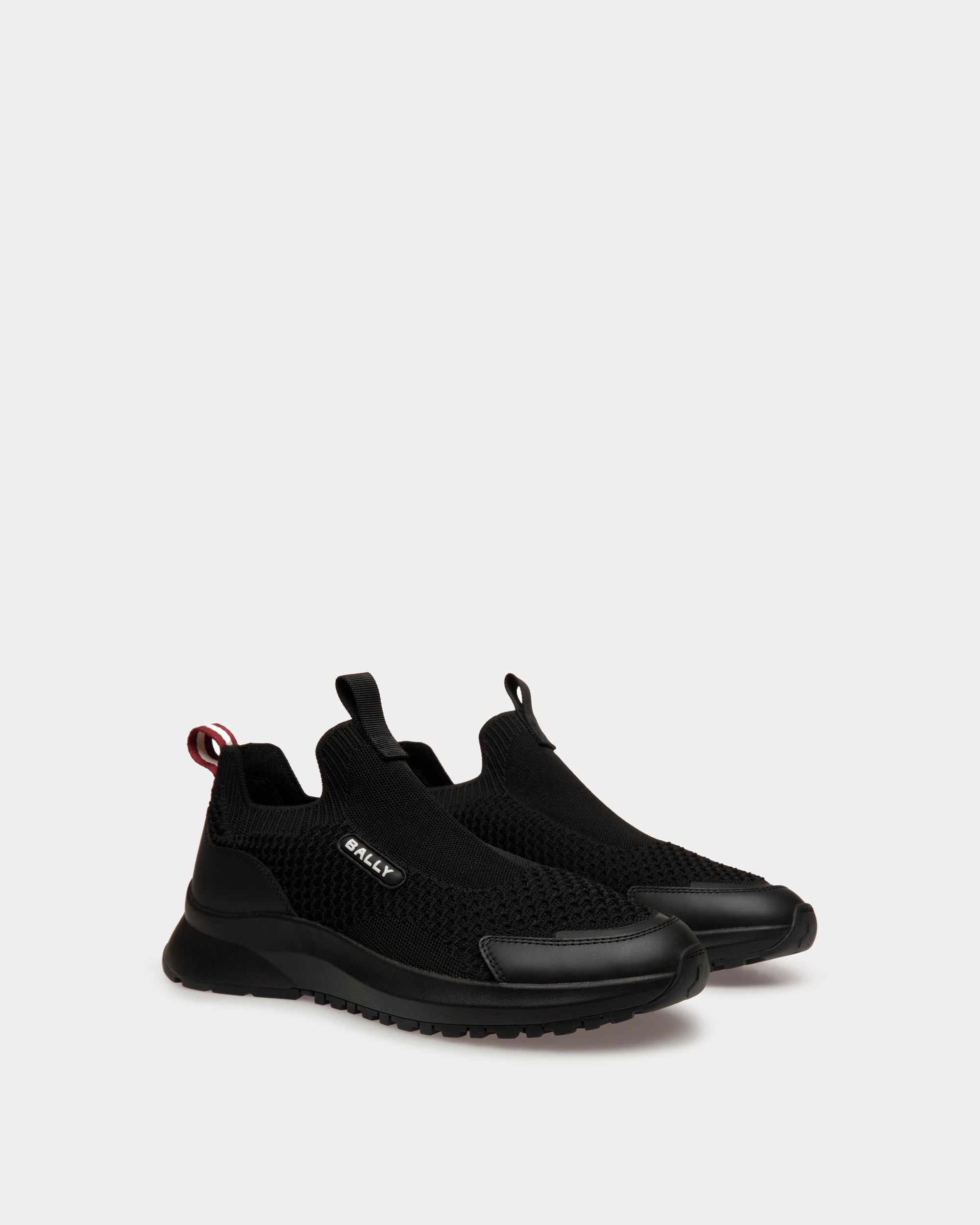 Sneaker Outline In Nylon Nero - Uomo - Bally - 03