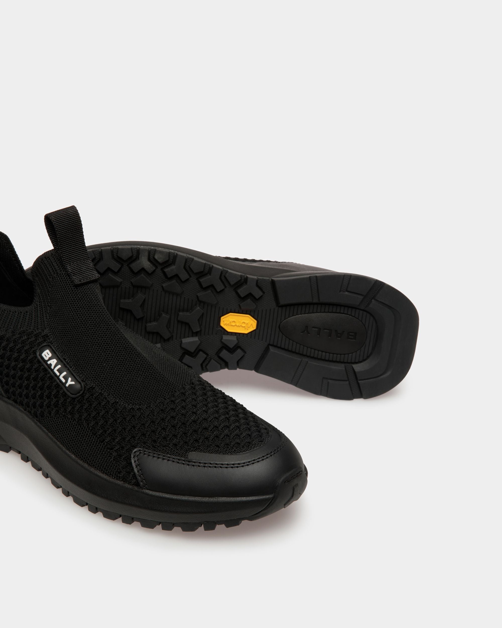 Sneaker Outline In Nylon Nero - Uomo - Bally - 05