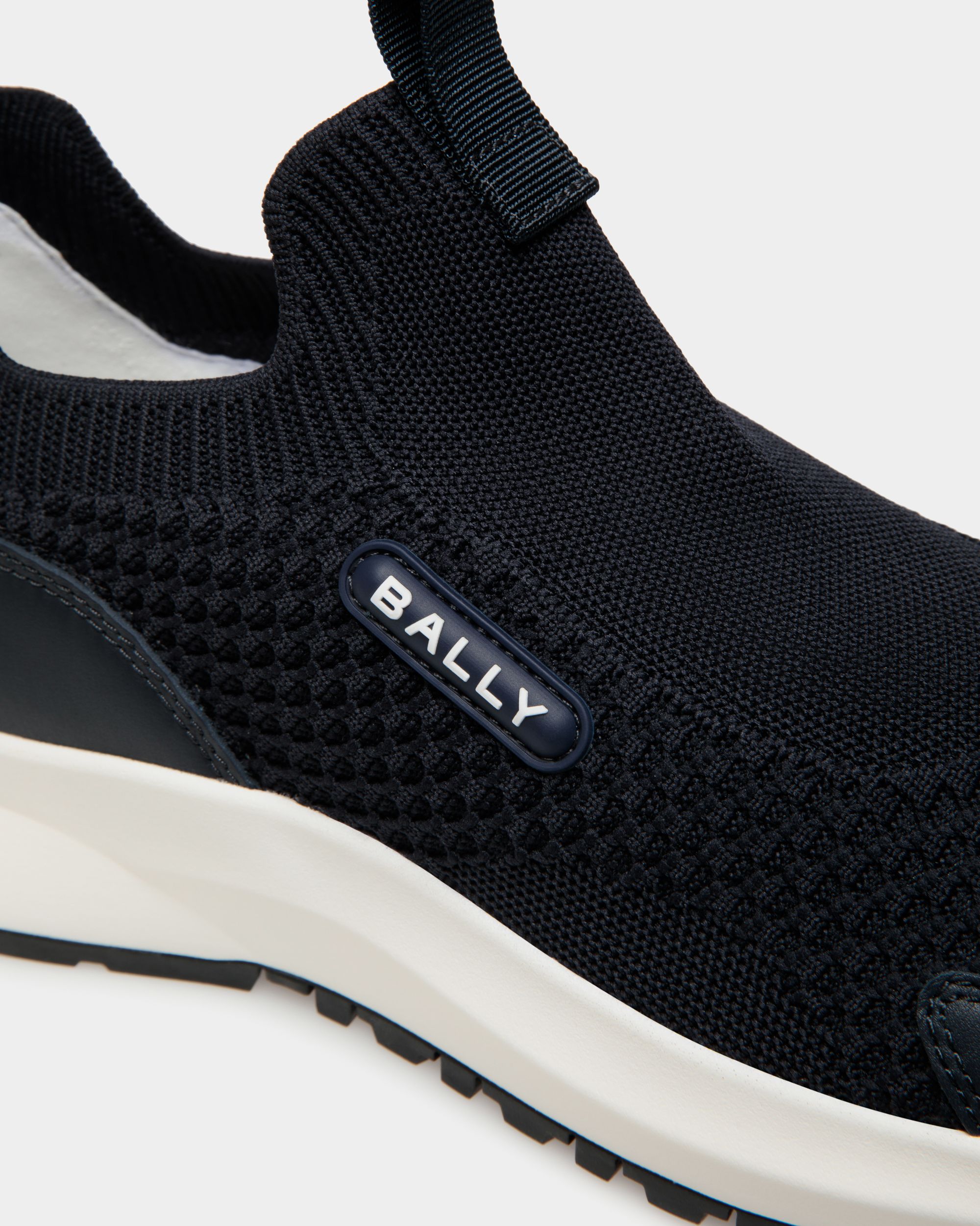 Sneaker Outline In Maglia Navy Blue - Uomo - Bally - 05