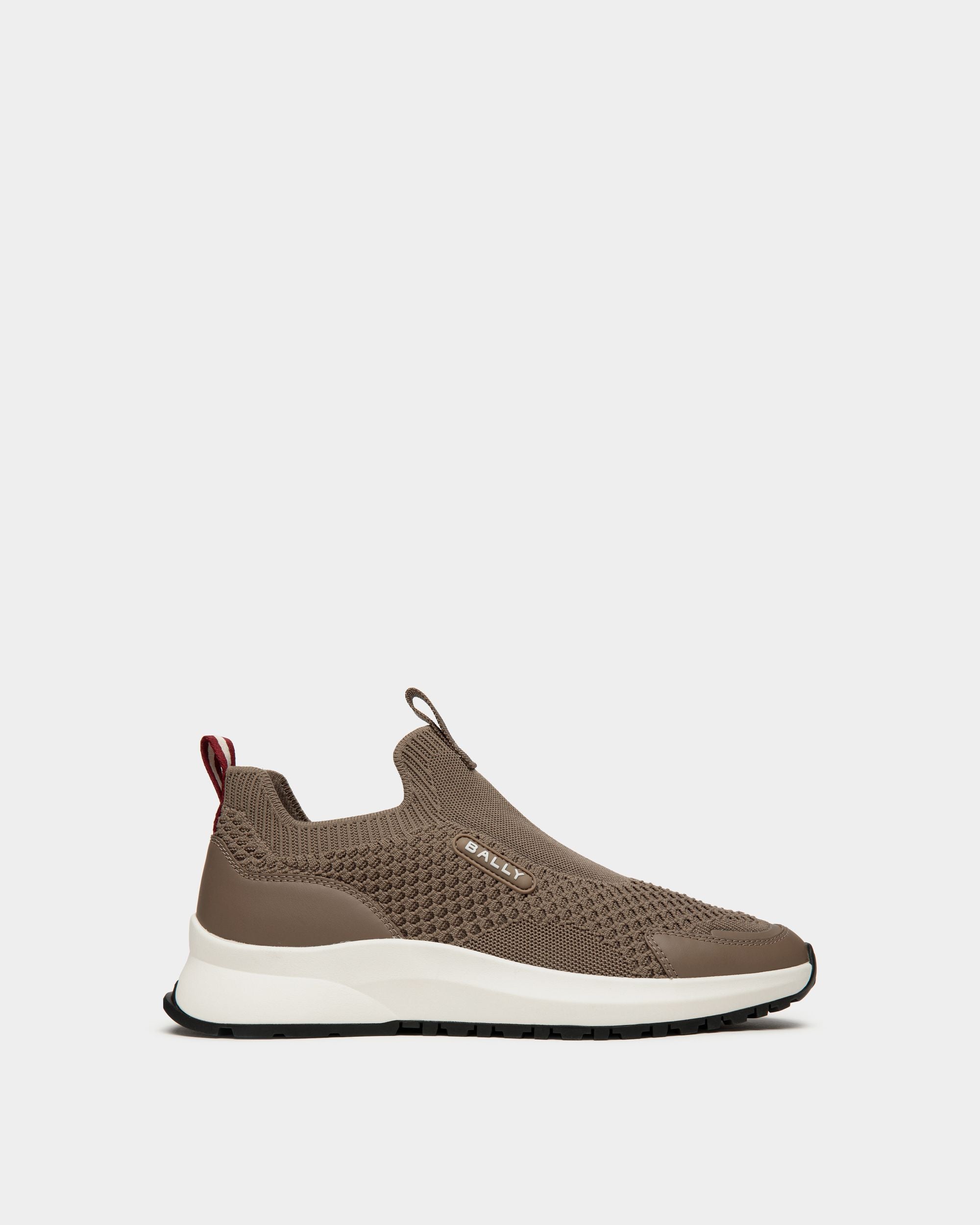 Sneaker Outline In Maglia Grigio Talpa - Uomo - Bally - 01