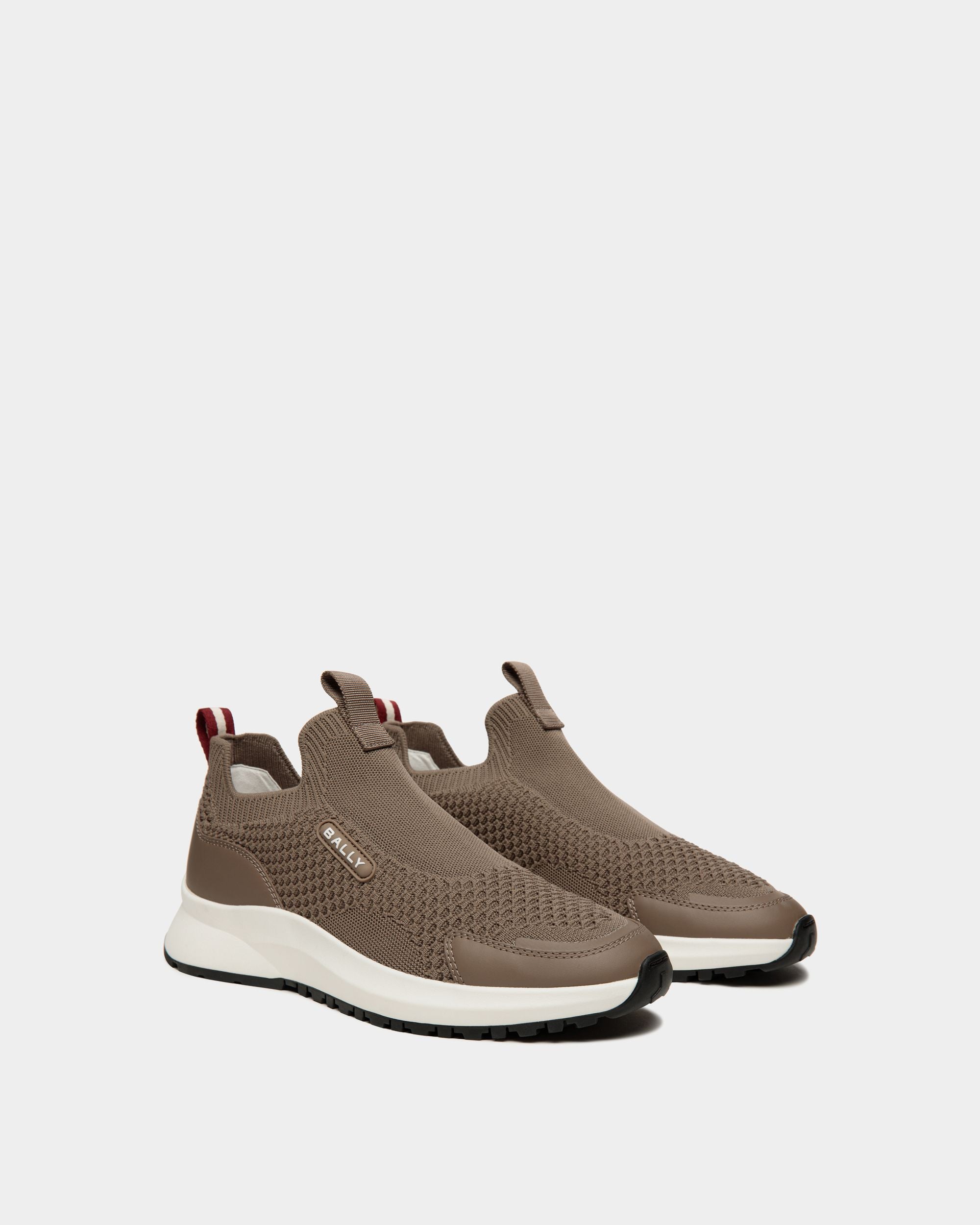Sneaker Outline In Maglia Grigio Talpa - Uomo - Bally - 02