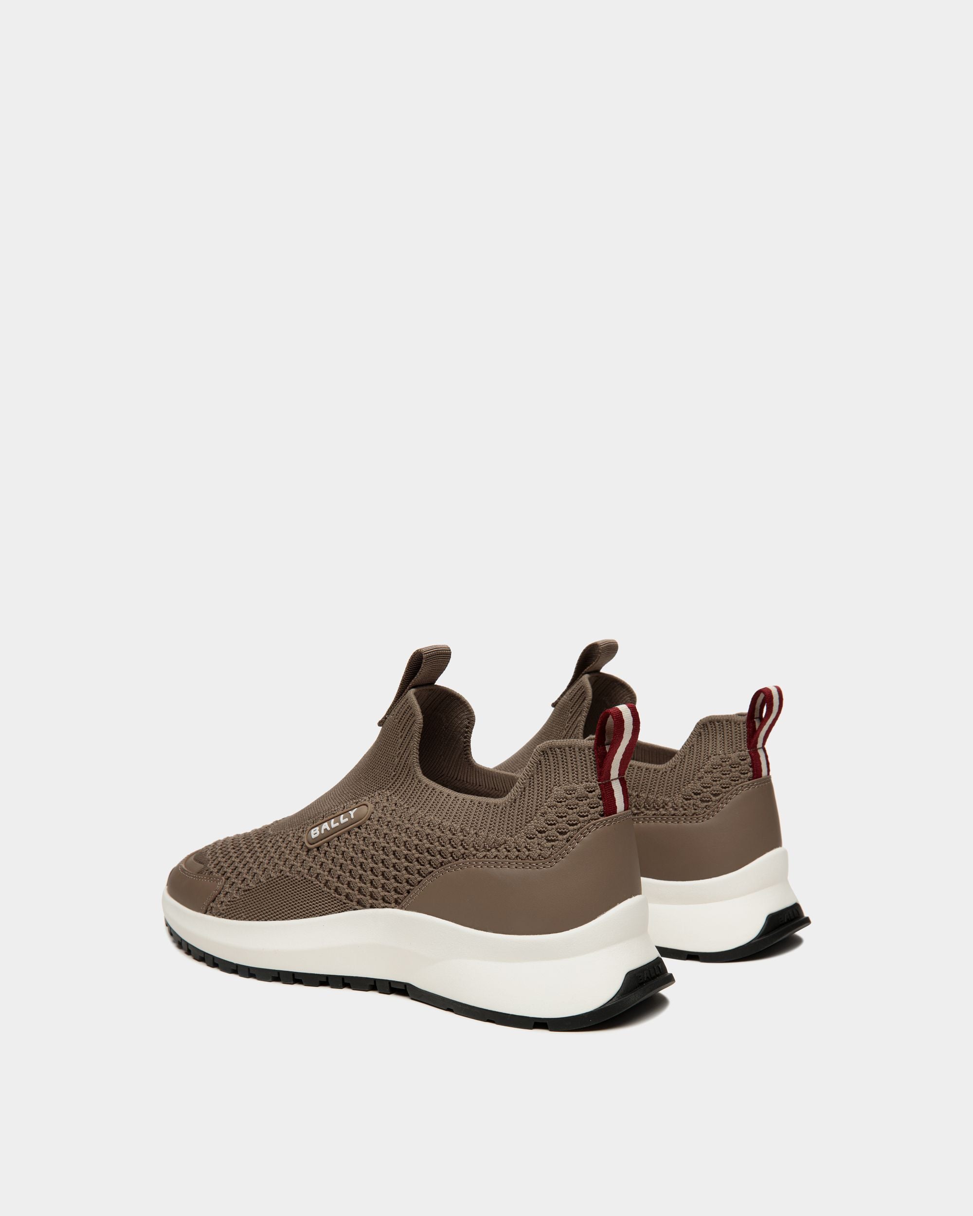 Sneaker Outline In Maglia Grigio Talpa - Uomo - Bally - 03