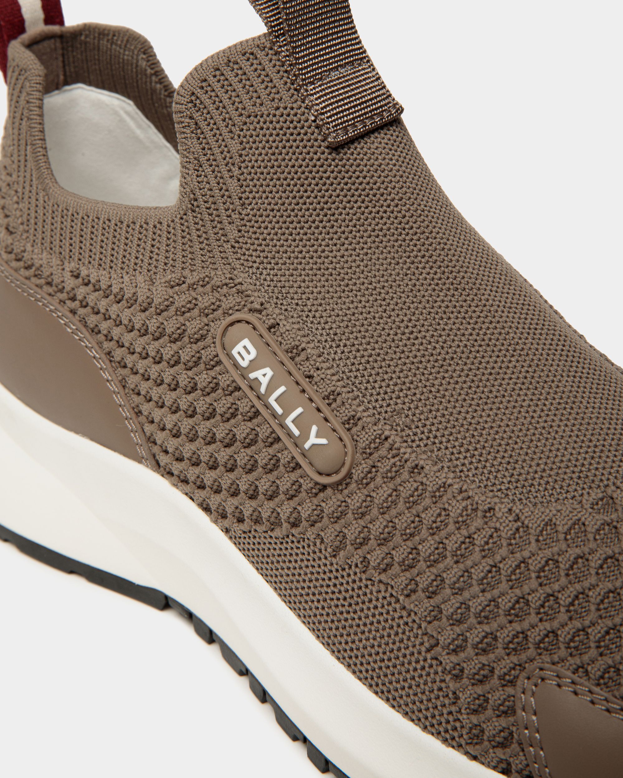 Sneaker Outline In Maglia Grigio Talpa - Uomo - Bally - 05