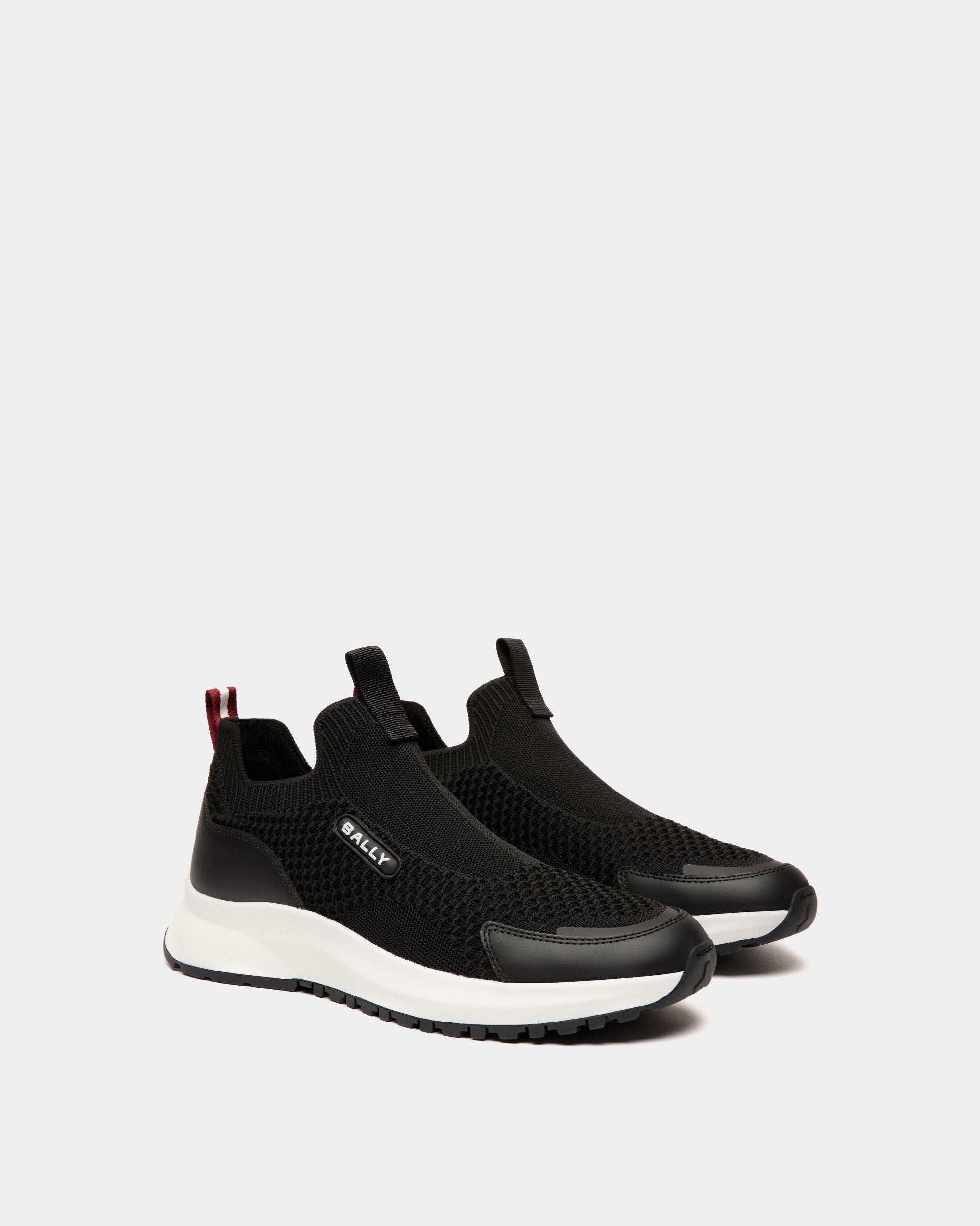 Sneaker Outline In Nylon Nero - Uomo - Bally - 02
