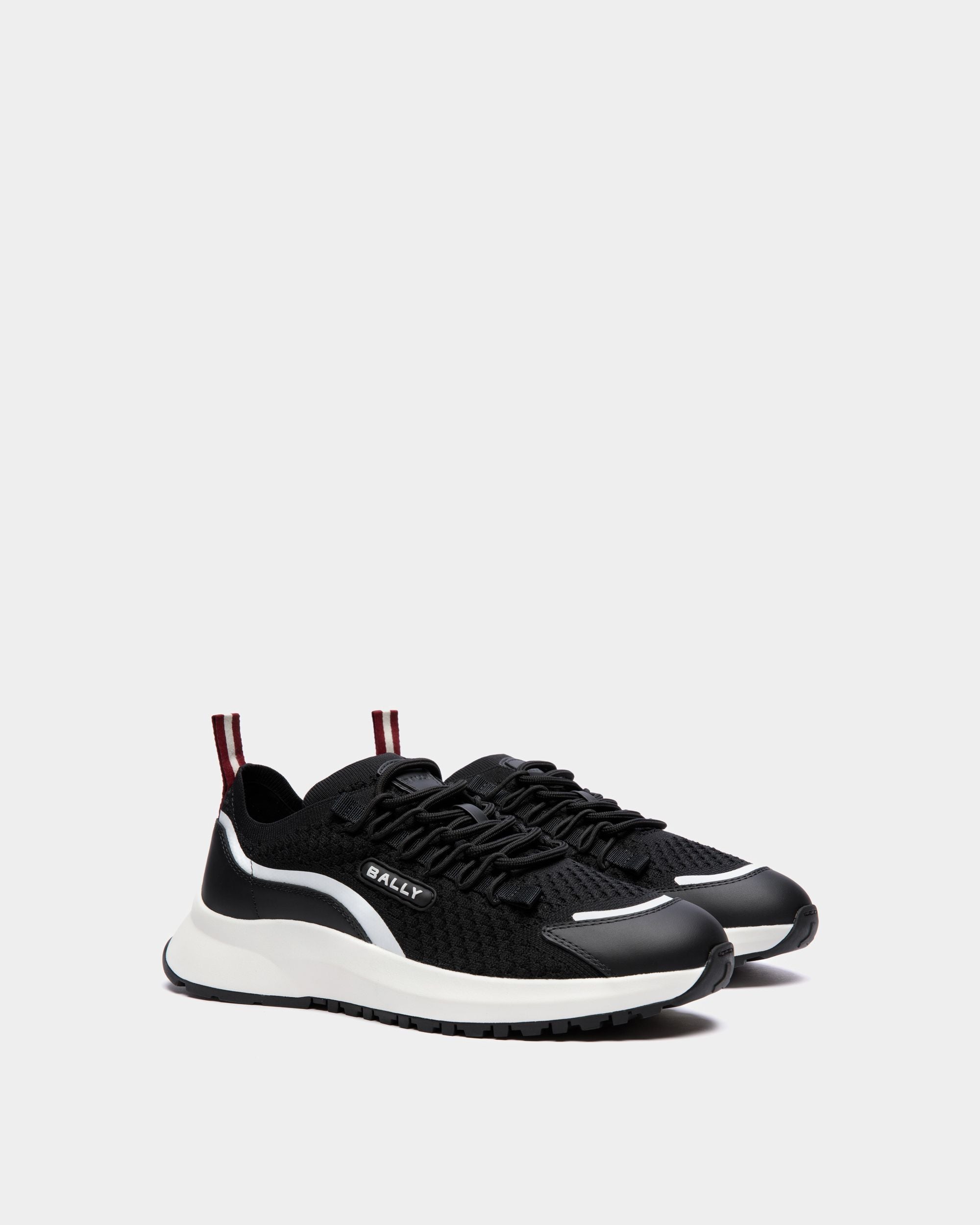 Sneaker Outline In Nylon Nero - Uomo - Bally - 02