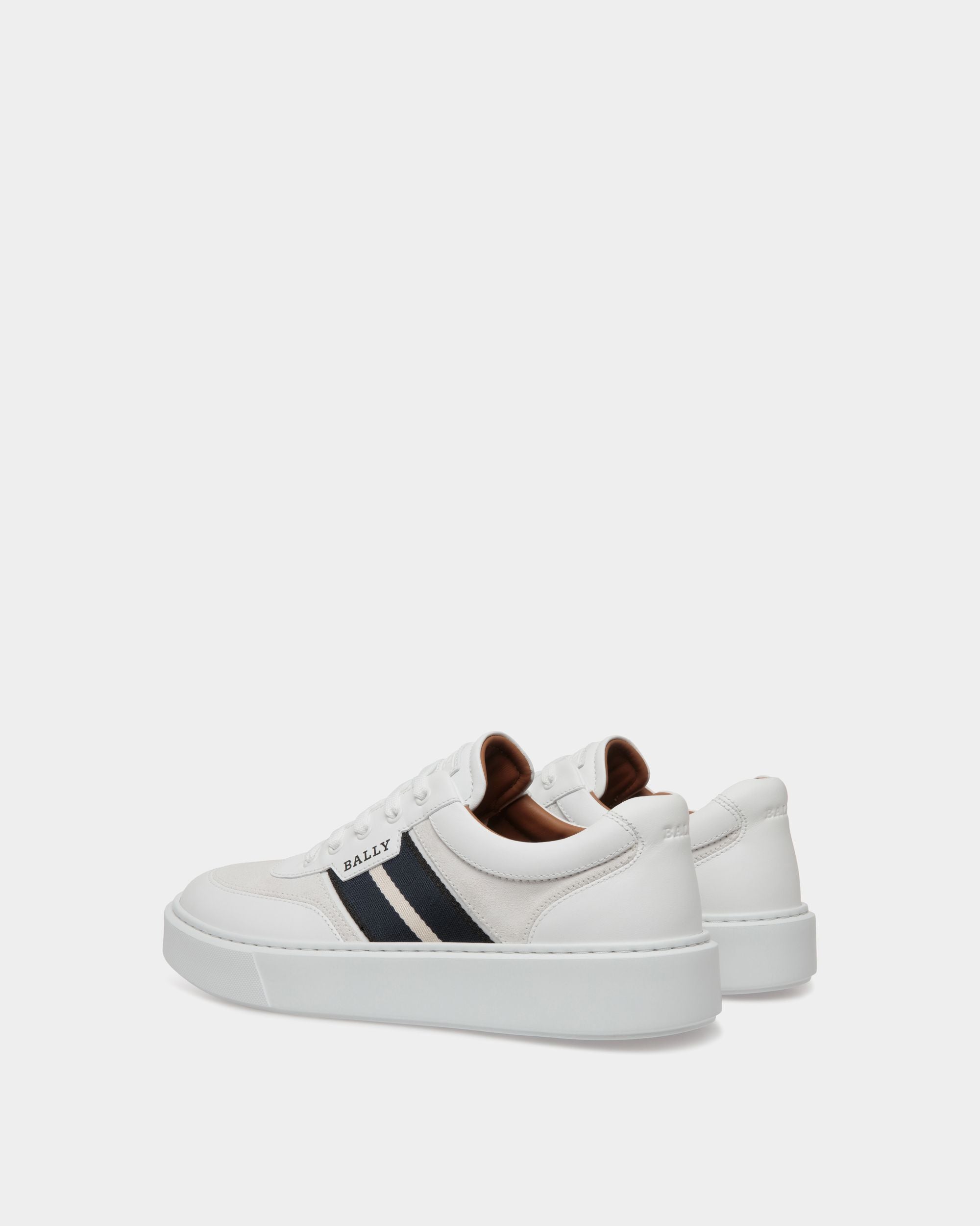 Sneaker In Pelle Bianca - Uomo - Bally - 03