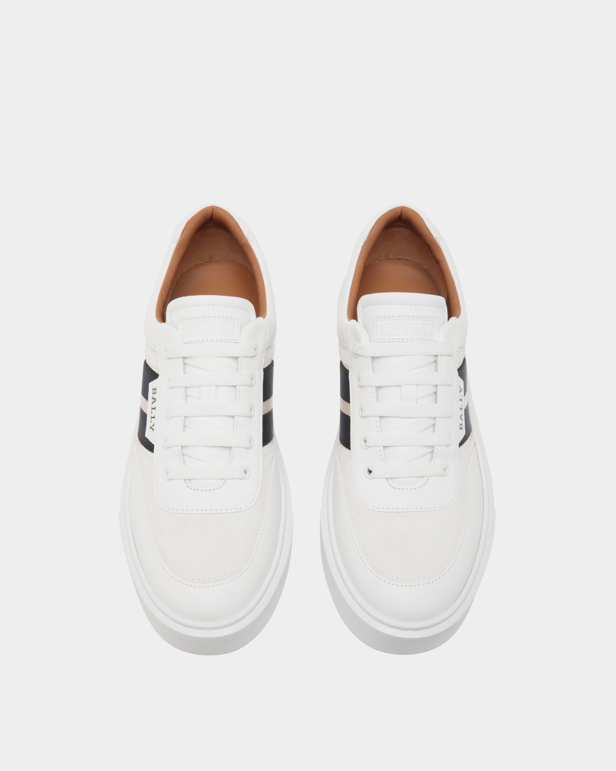 Sneaker In Pelle Bianca - Uomo - Bally - 04