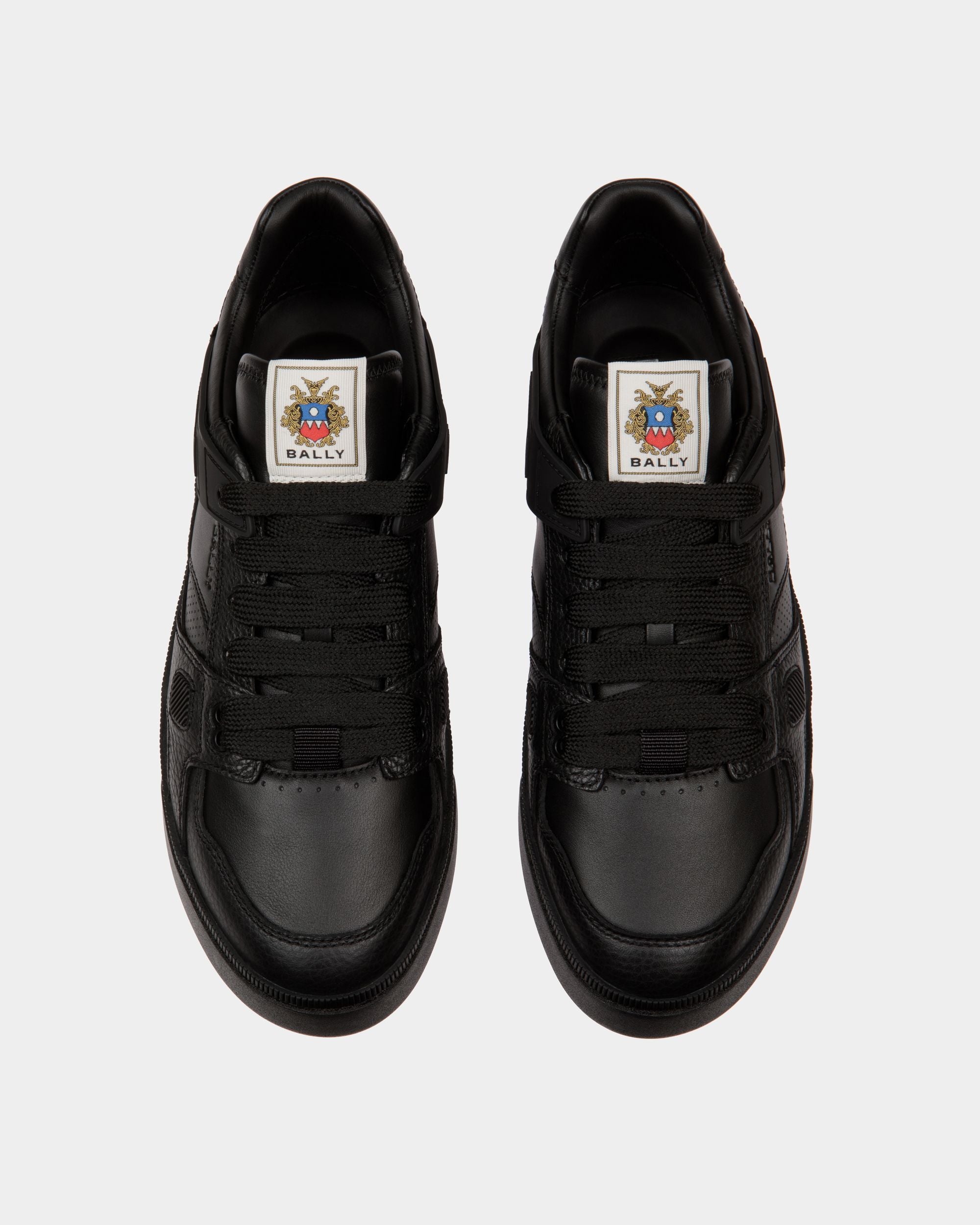 Sneaker Raise In Pelle Nera - Uomo - Bally - 05